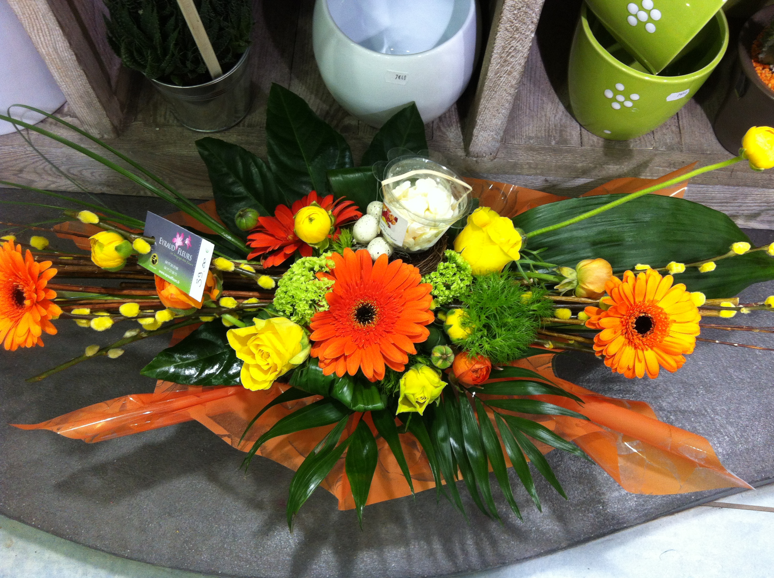 Bouquet fagot orange