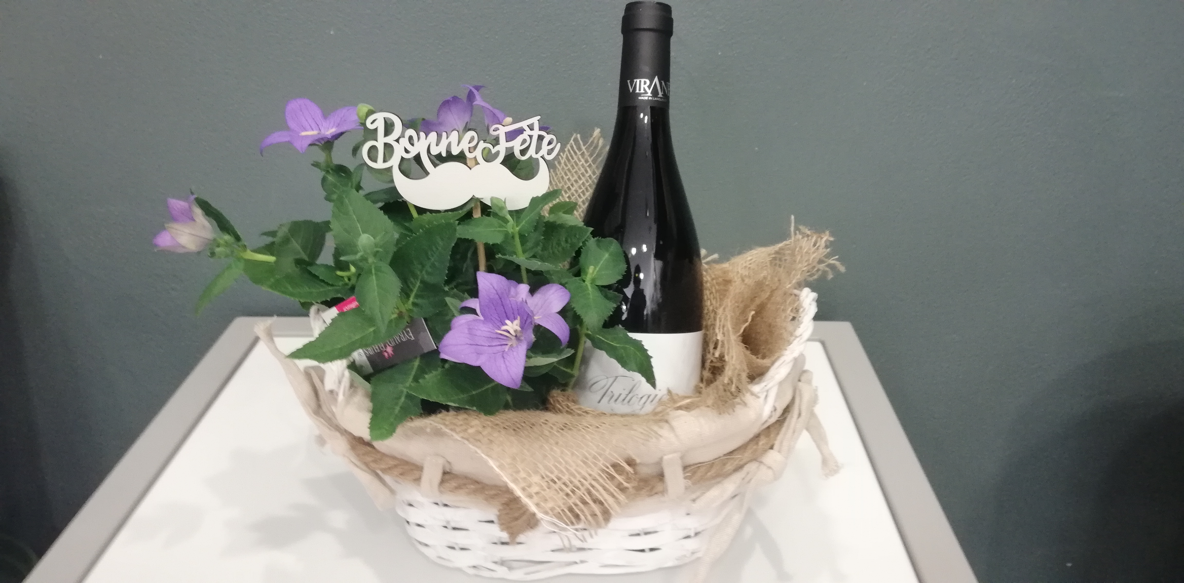 Composition plante et vin - Modèle 1
