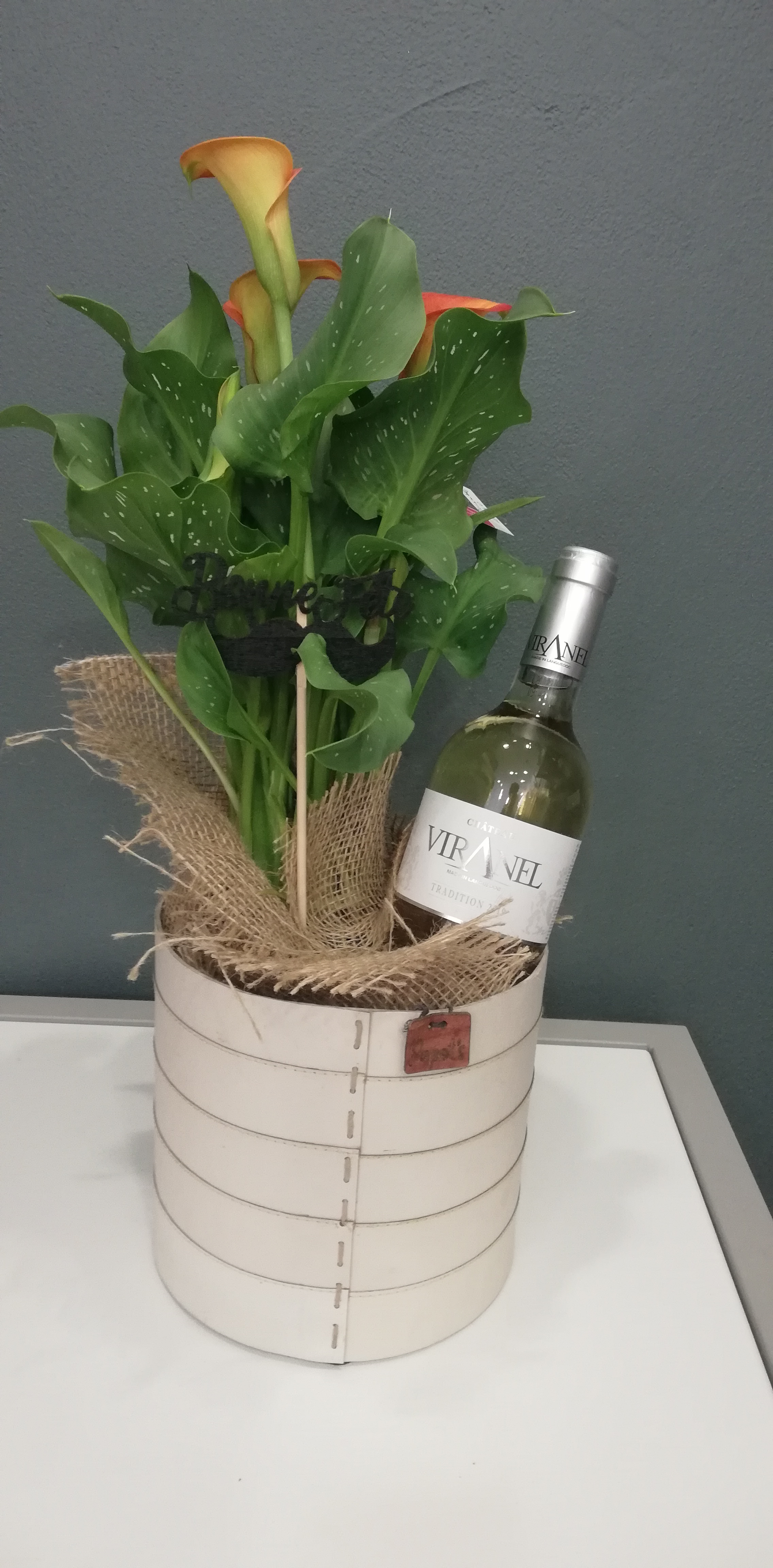 Composition plante et vin - Modèle 2