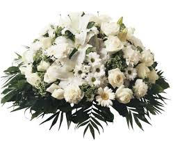 Coussin rond blanc