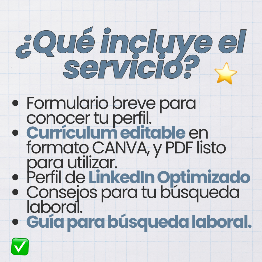 Optimización de CV y LinkedIn Express