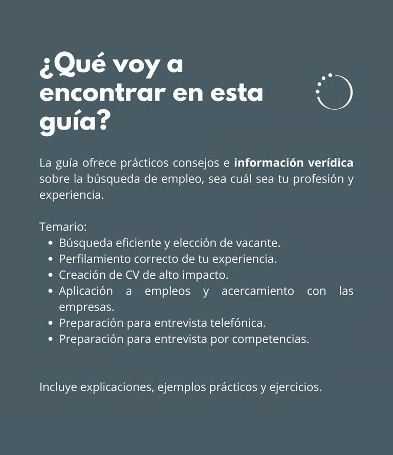 Guía básica para la búsqueda de empleo 