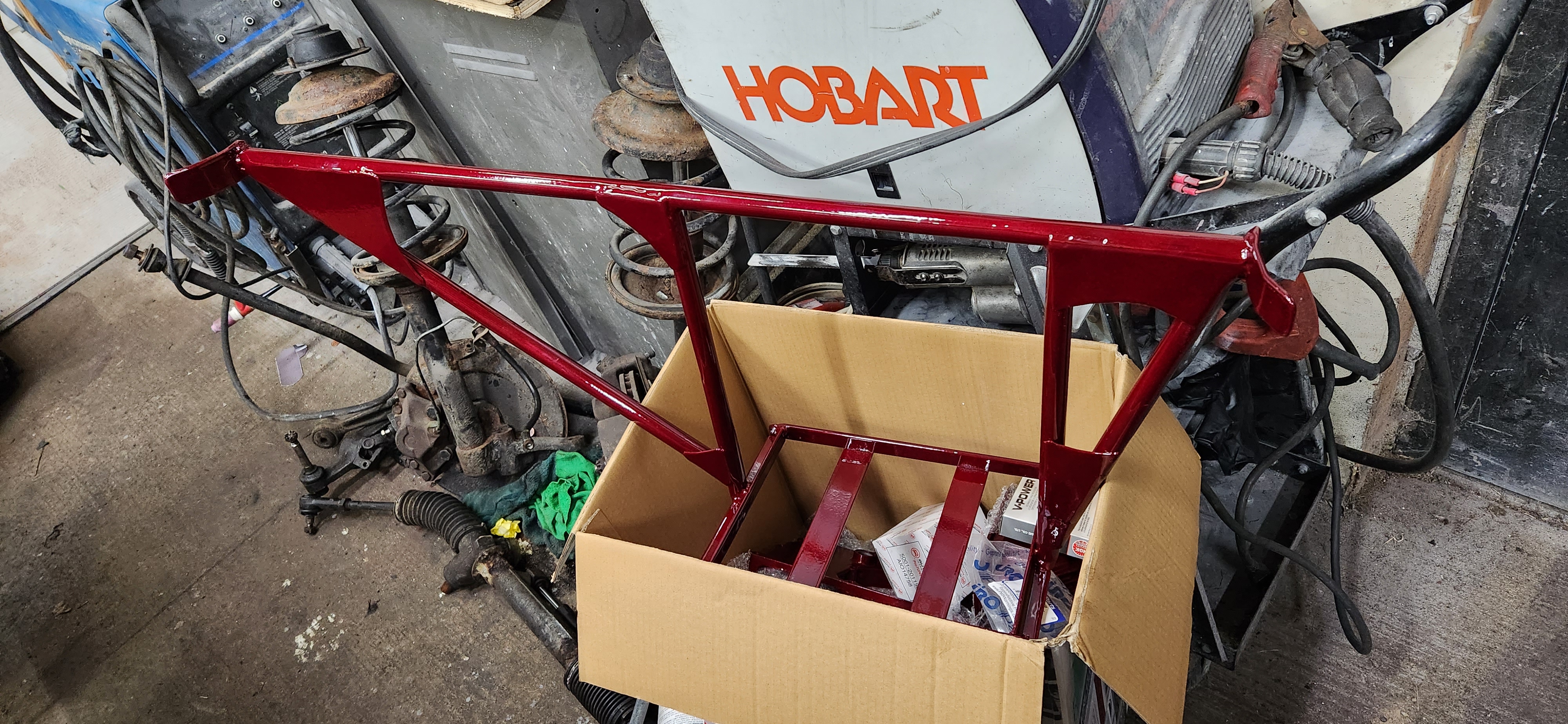 BMW Rear Strut Brace w/ battery mount E10 E21