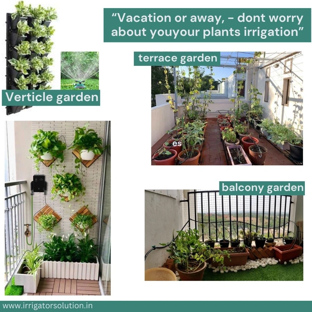 irrigator wifi remote I ios android app garden timer I No Hub No battery I  remote automatic plants irrigation system solutions 
