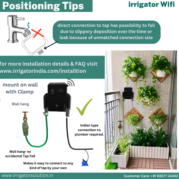 irrigator wifi remote + 50 Plants Kit I ios android app garden timer I No Hub No battery I  remote automatic plants irrigation system solutions 