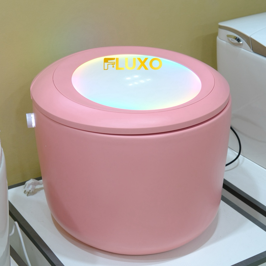Fluxo SMART TOILET Kloset Duduk Ecowasher Smart Closet Duduk Toilet UV Sterilizer Sensor Kaki Auto Flush