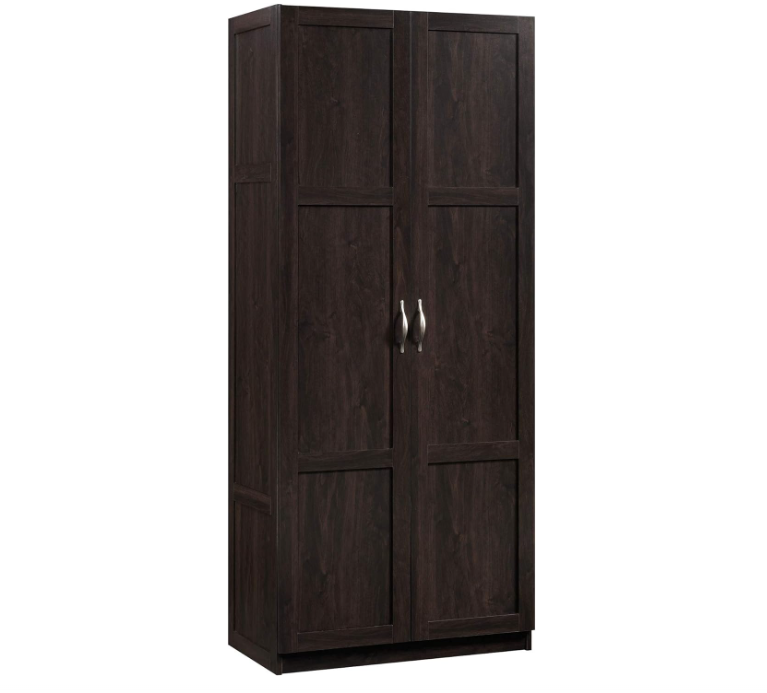 Miscellaneous Storage Storage Cabinet, 29.61 " x D: 16.02 " x H: 71.50", Cinnamon Cherry finish