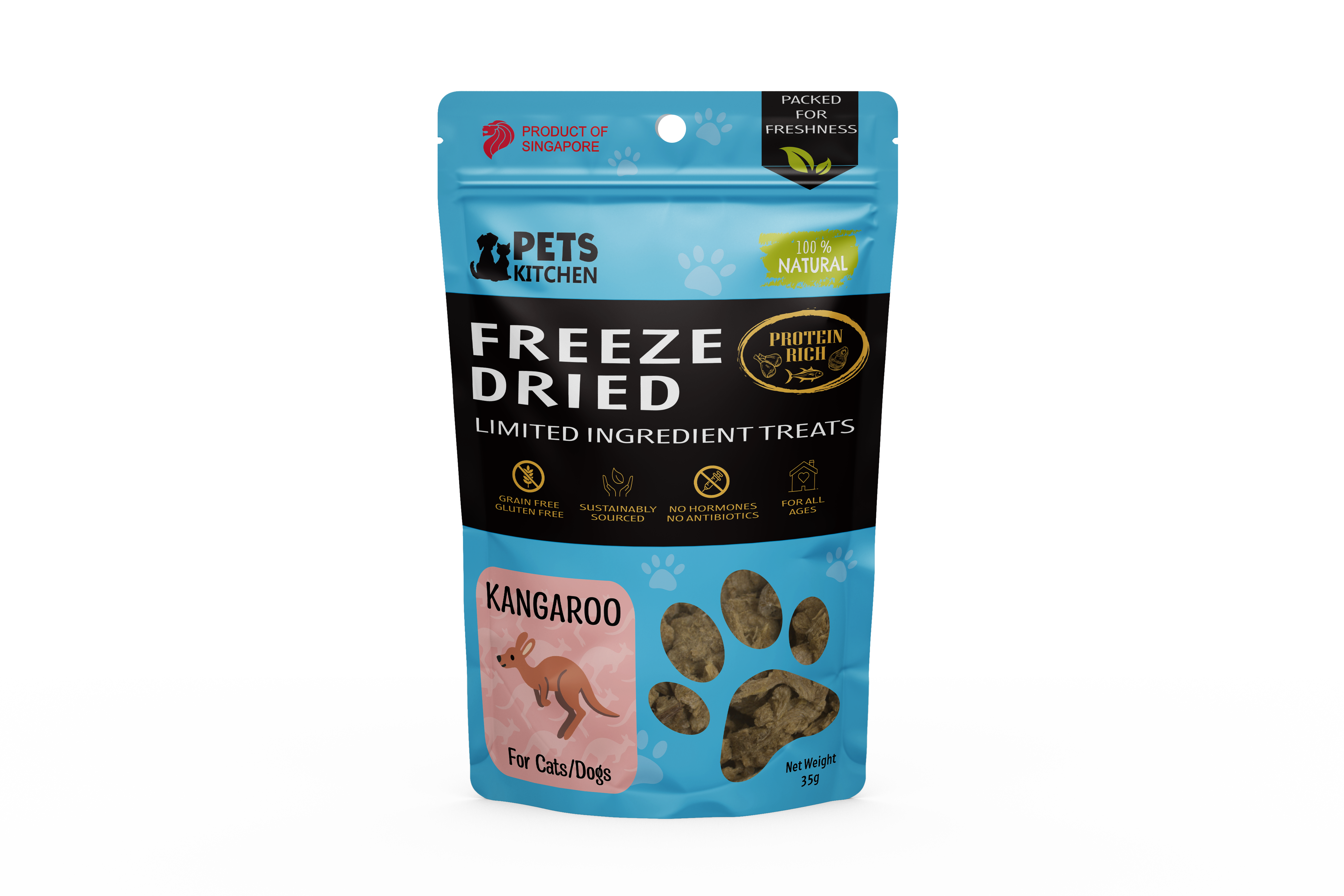 Freeze Dried Kangaroo for Dogs/Cats
