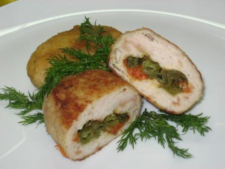 Зрази курячі з овочами