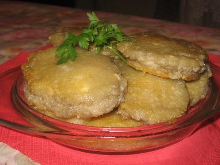 Деруни з грибами