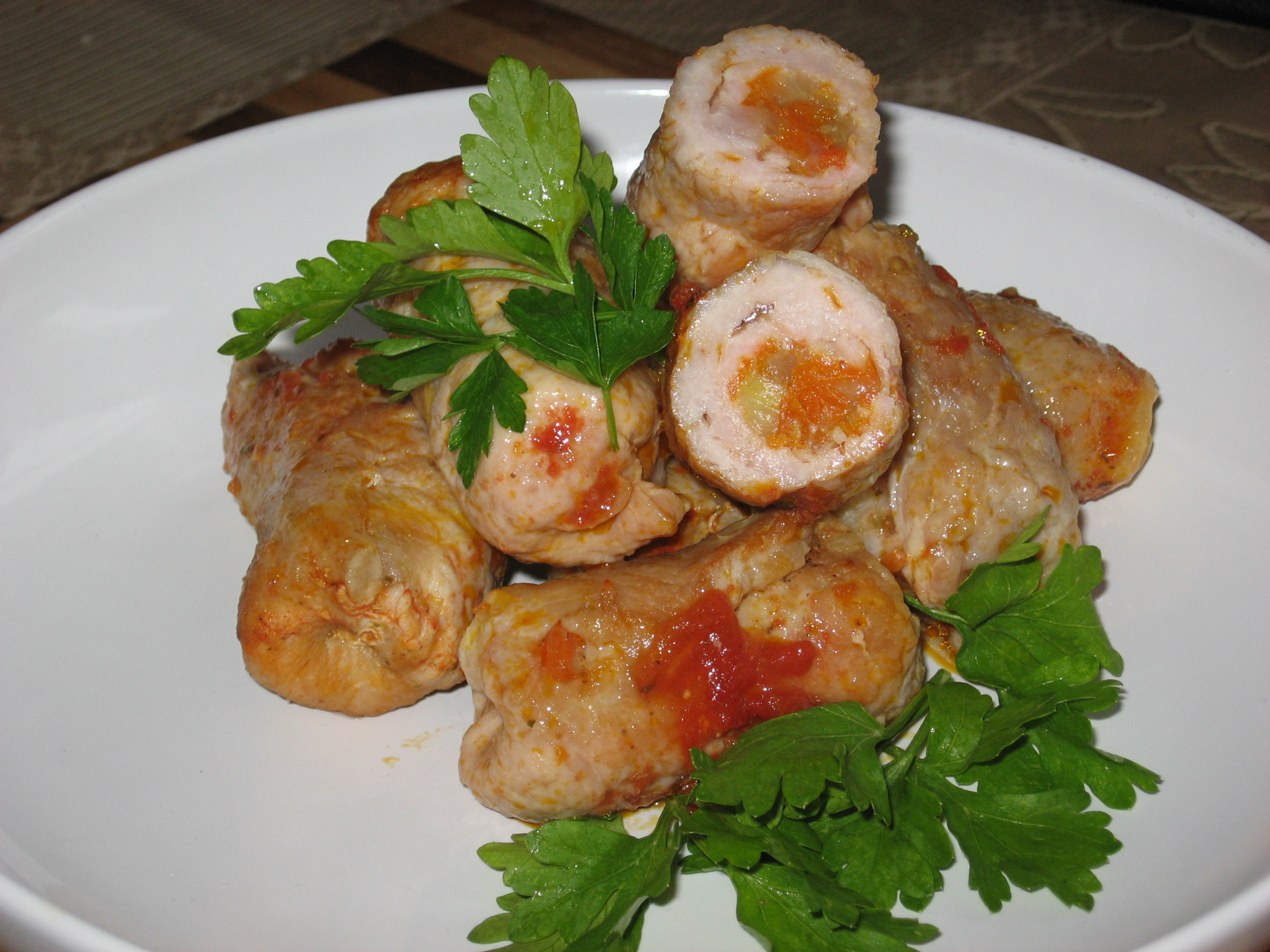 Круеники с овочами