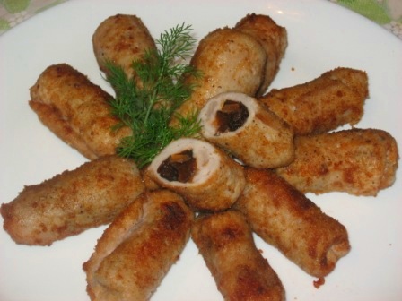Крученики (пальчики) з чорносливом
