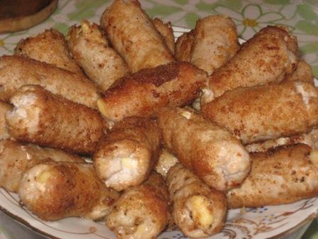 Крученики (пальчики) з ананасом