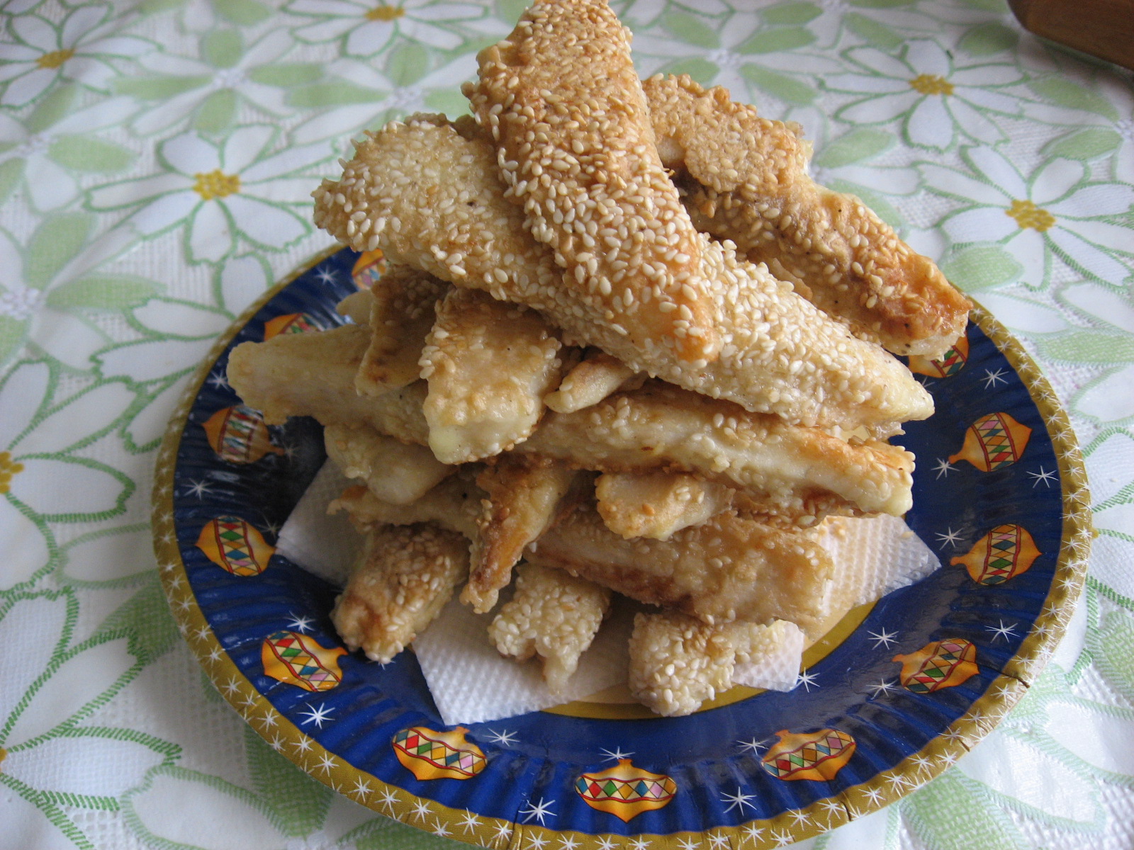Риба в кунжуті