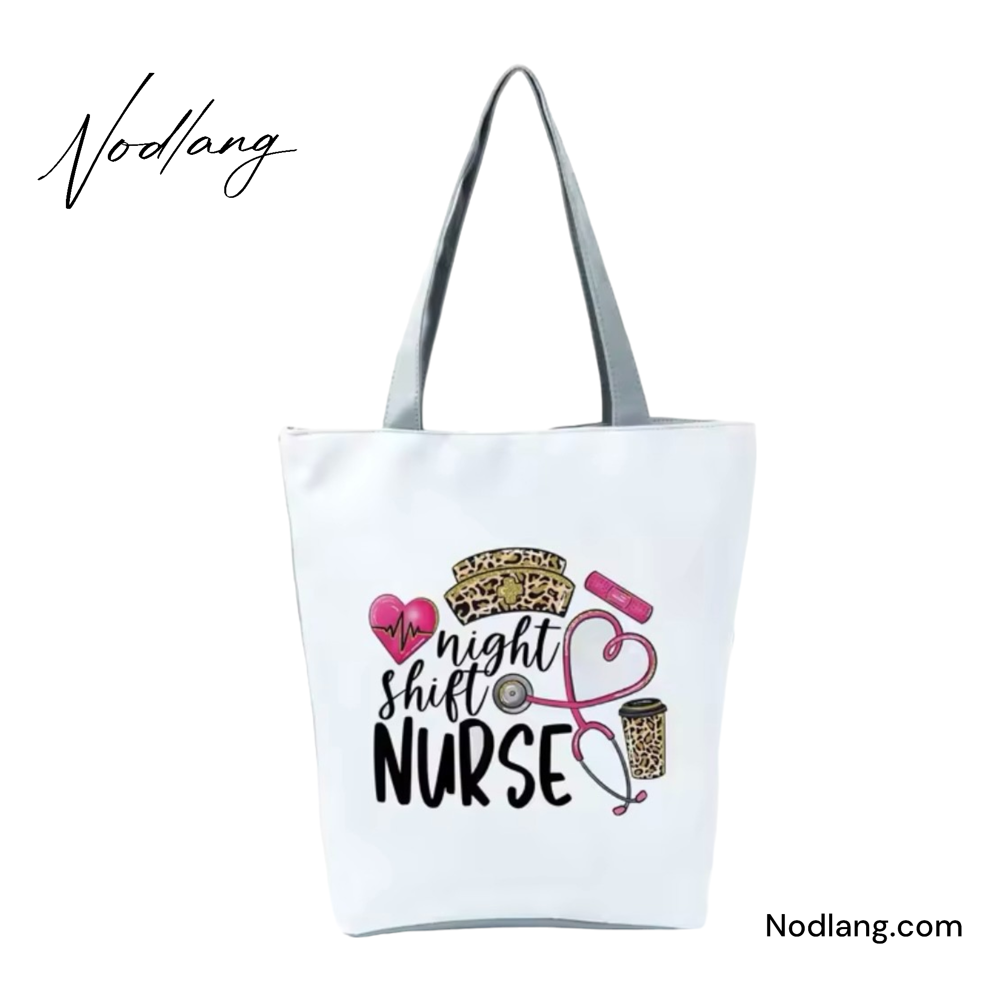 Night shift nurse tote bag