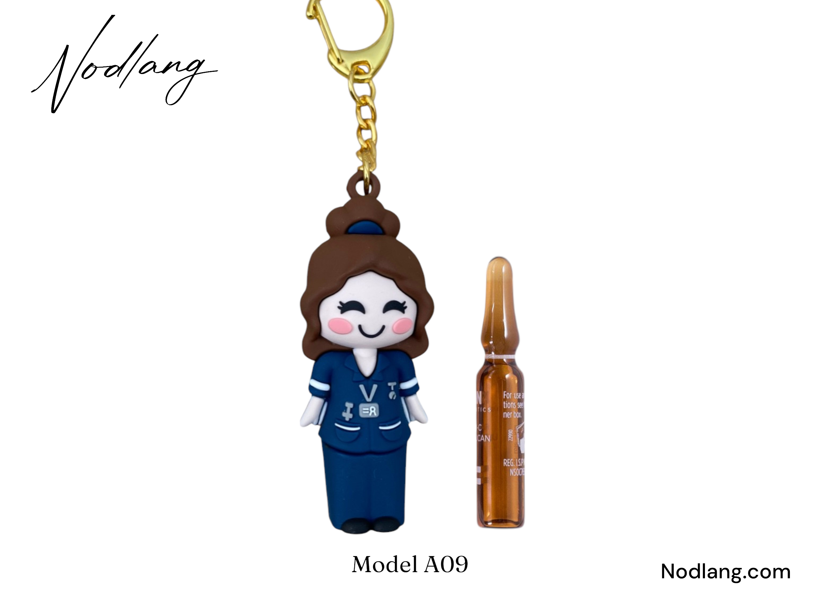NHS Band 6 Nurse Ampoule Opener: Practical Nurse Keyring for Careful Professionals