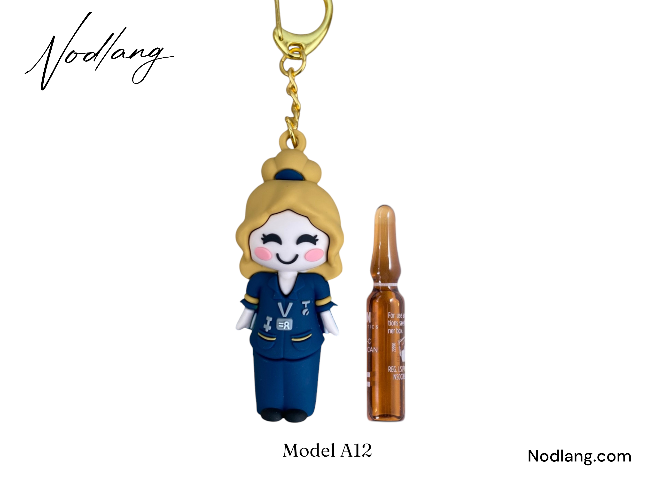 NHS Band 7 Nurse Ampoule Opener: Practical Nurse Keyring for Careful Professionals