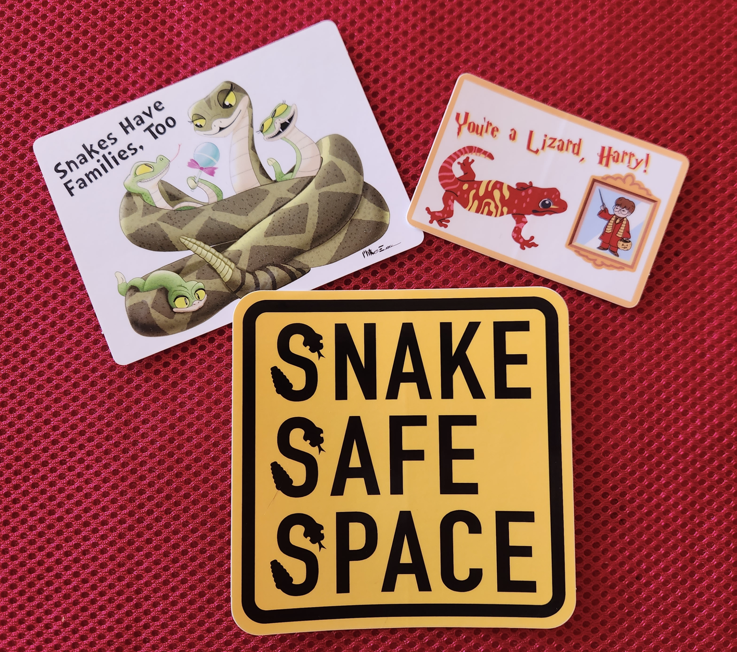 Reptile Fun Sticker 3-pack