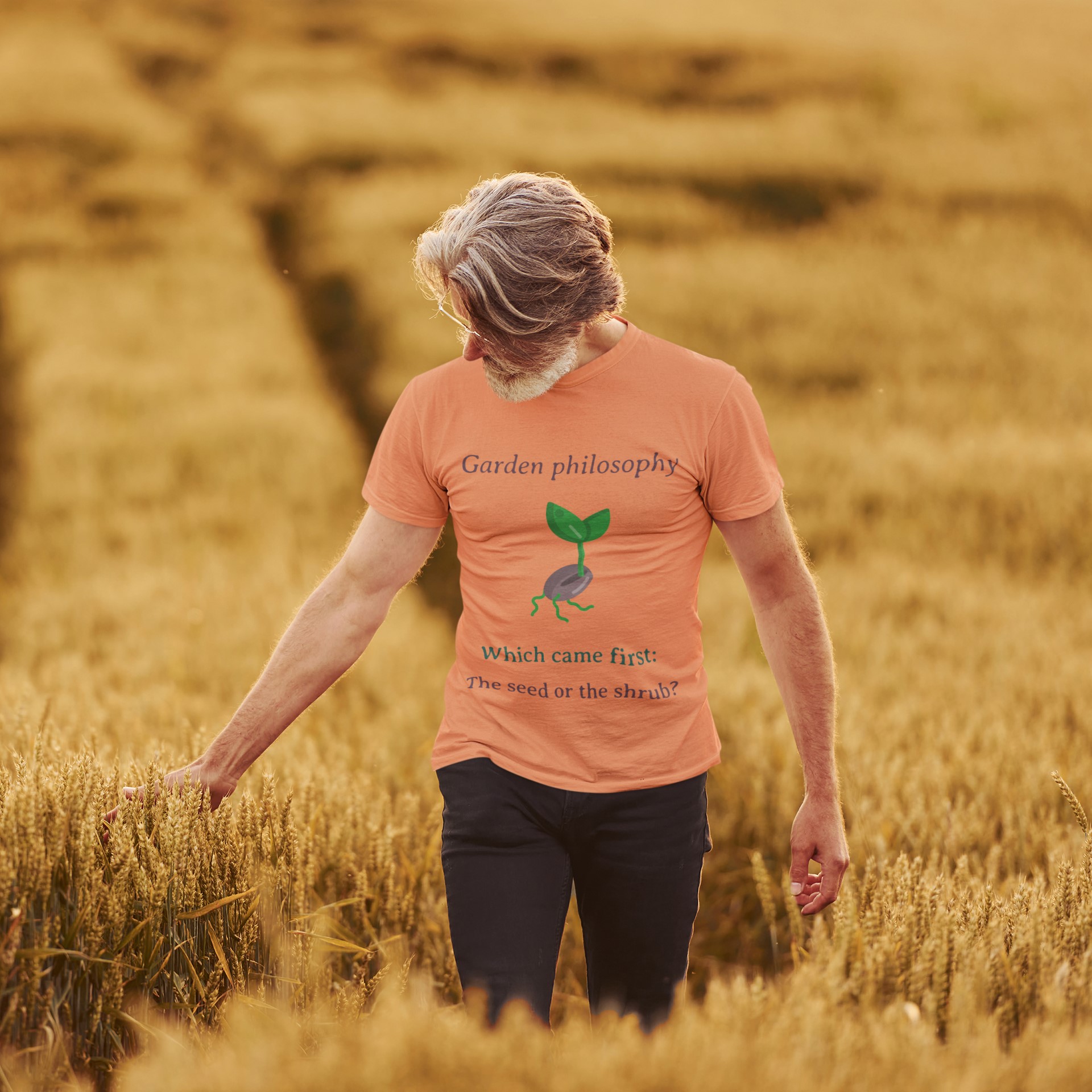 T-shirts and Apparel for Garden Lovers | Gardening Clothing. 'Garden Philosophy' T-shirt  for him