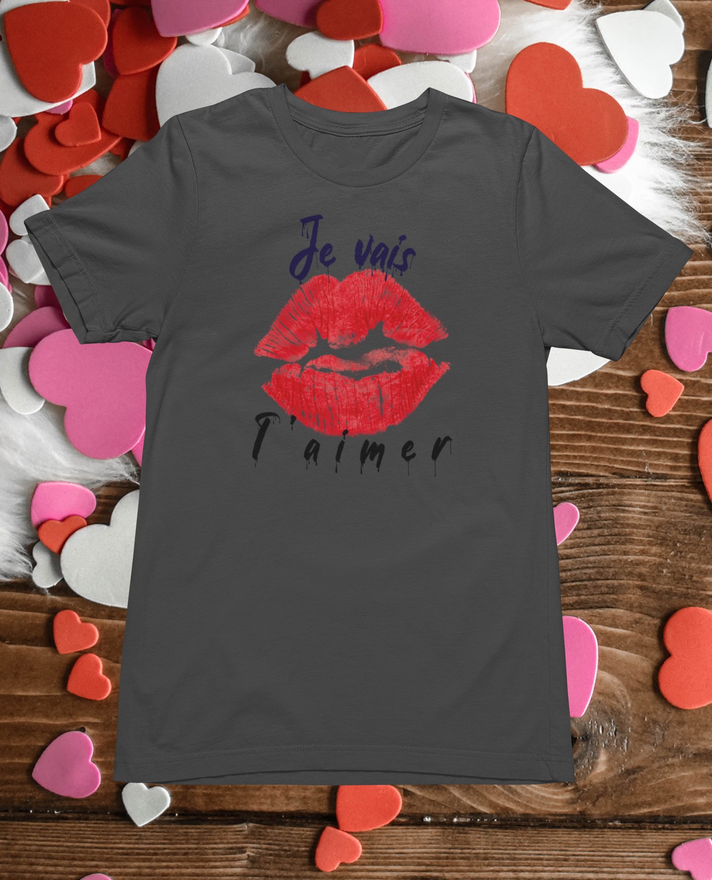 Unique T-shirts and Apparel for Lovers | Show Your Love with Our Original Designs. 'Love' T-shirt (Je vais t'aimer)