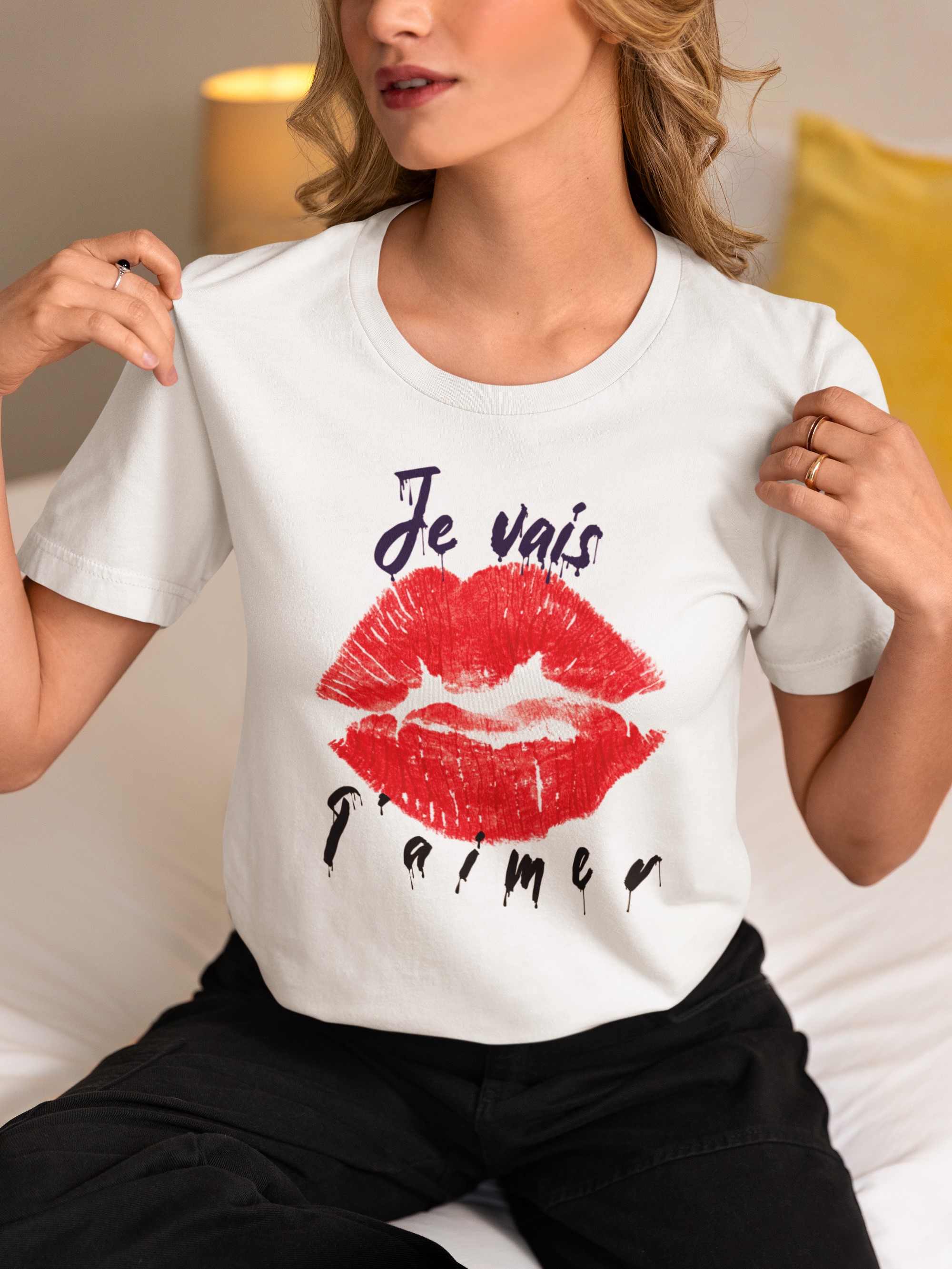 Unique T-shirts and Apparel for Lovers | Show Your Love with Our Original Designs. 'Love' T-shirt (Je vais t'aimer)