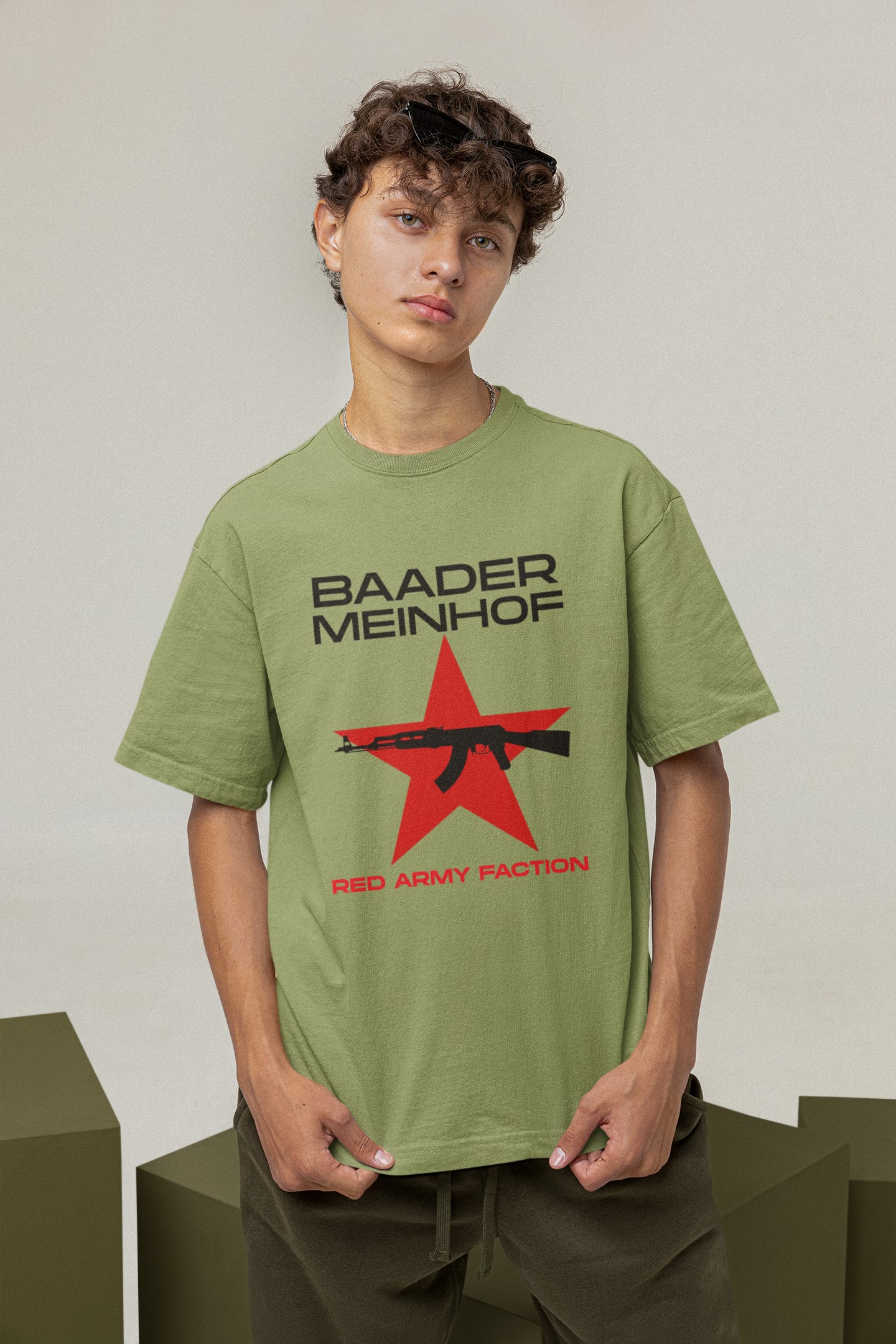 Political T-Shirts and Apparel - Baader Meinhof, ETA | Unique Designs. 'Baader Meinhof' T-shirt