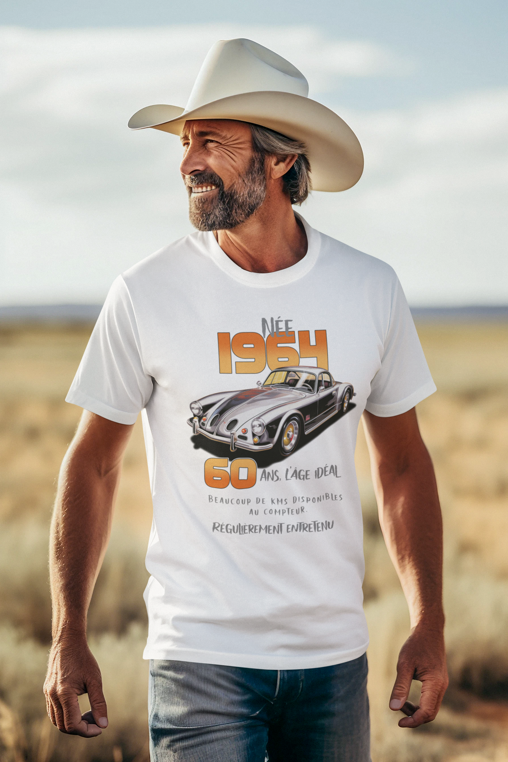 Celebrate Milestone Birthdays with Tees and Hoodies | Perfect Birthday Apparel. L'homme qui a 60ans anniversaire T-shirt