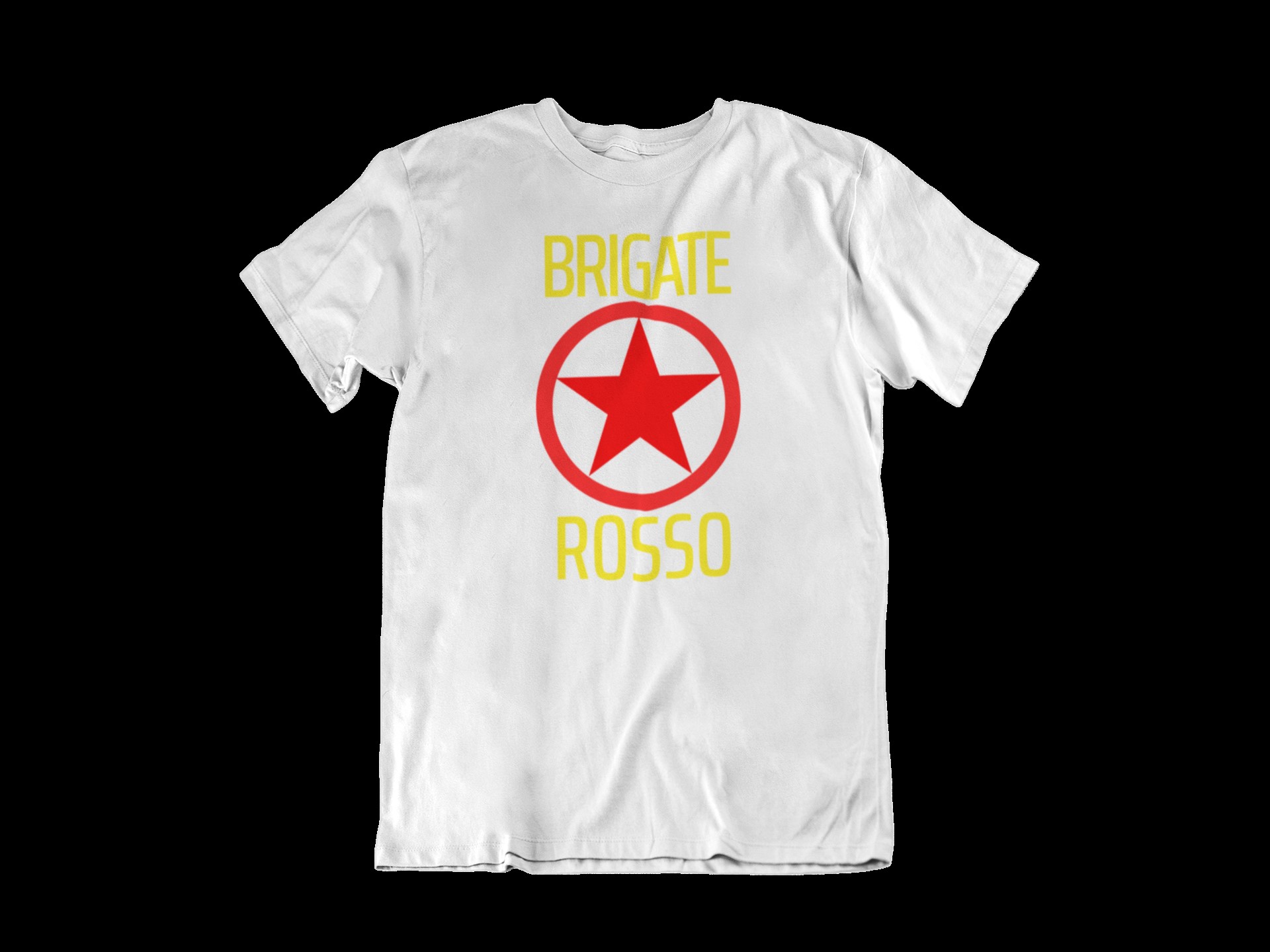 Political T-Shirts and Apparel - Baader Meinhof, ETA | Unique Designs. Brigate Rosso T-shirt (Italian)