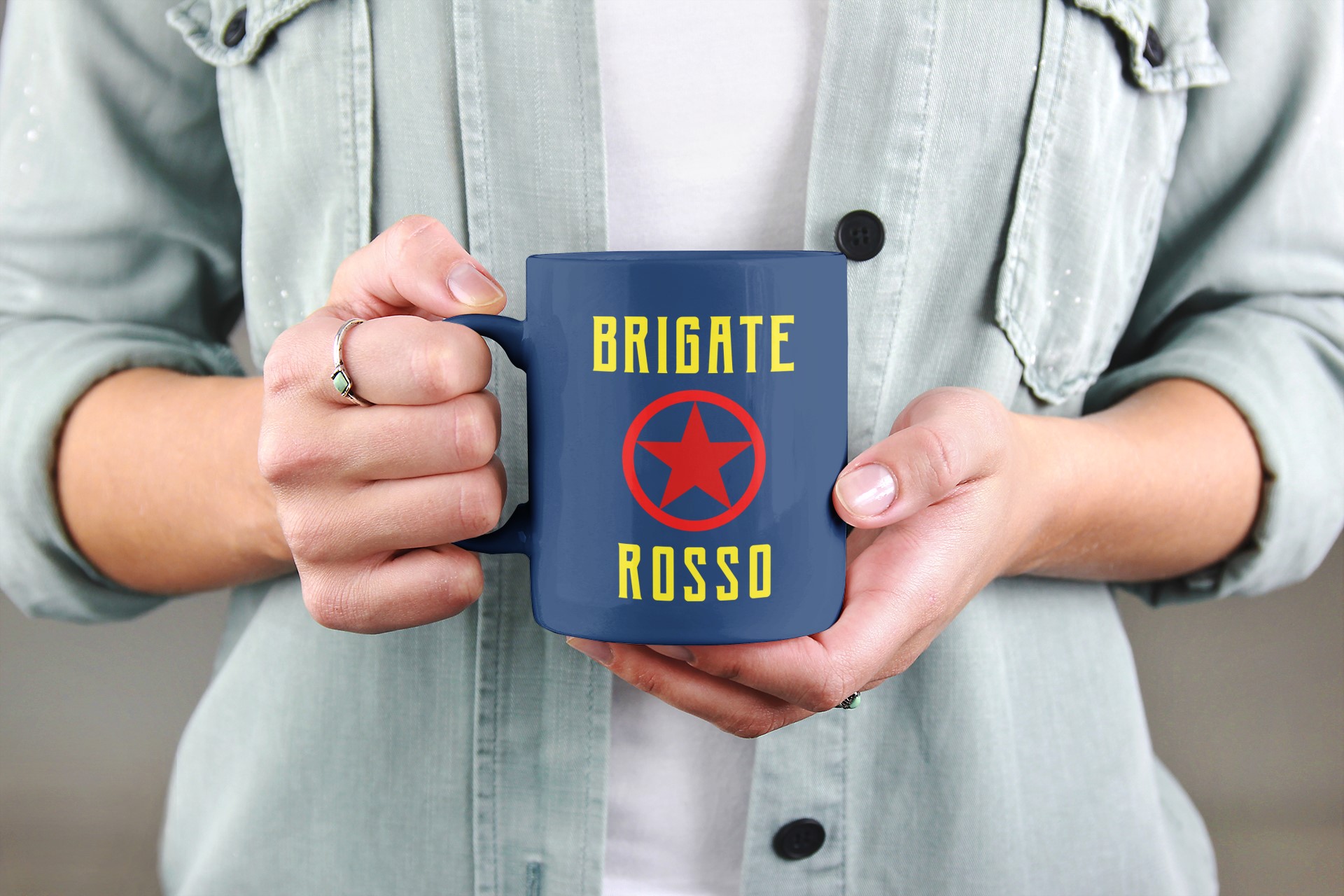 Political T-Shirts and Apparel - Baader Meinhof, ETA | Unique Designs. Brigate Rosso 11oz ceramic mug