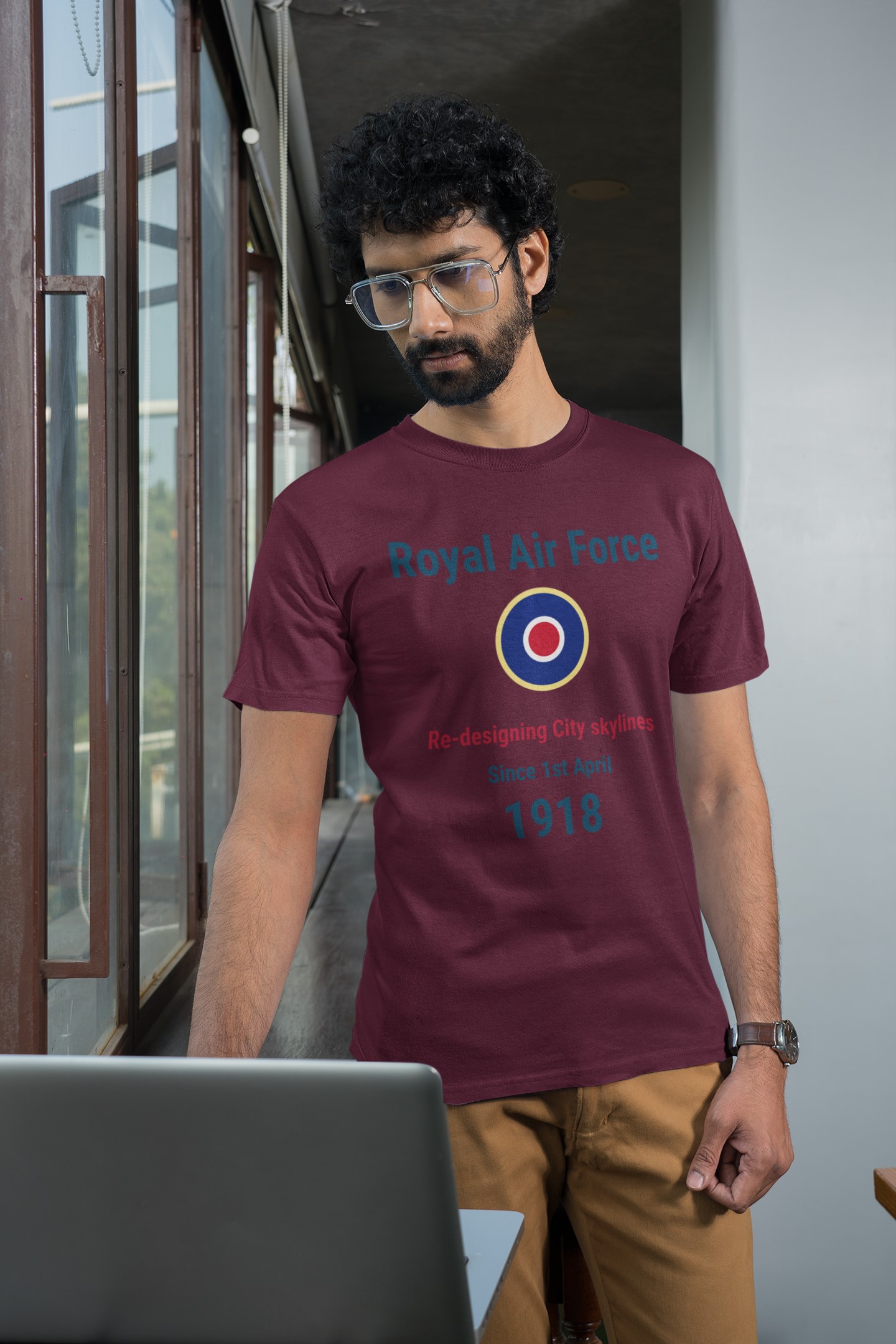 Military Inspired T-Shirts and WW2 Memorial Apparel | Unique Designs. 'RAF' Royal Air Force T-shirt