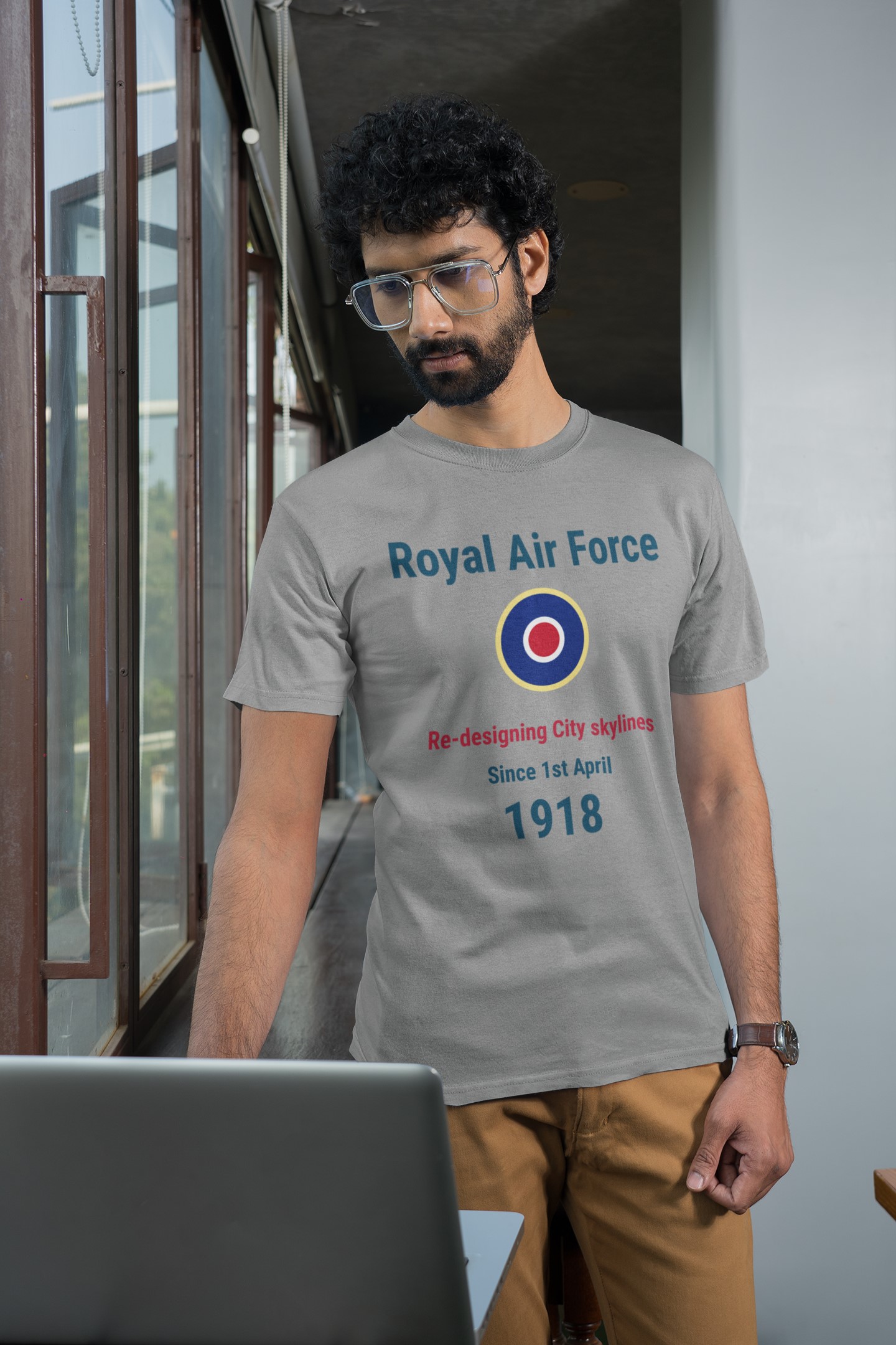 Military Inspired T-Shirts and WW2 Memorial Apparel | Unique Designs. 'RAF' Royal Air Force T-shirt