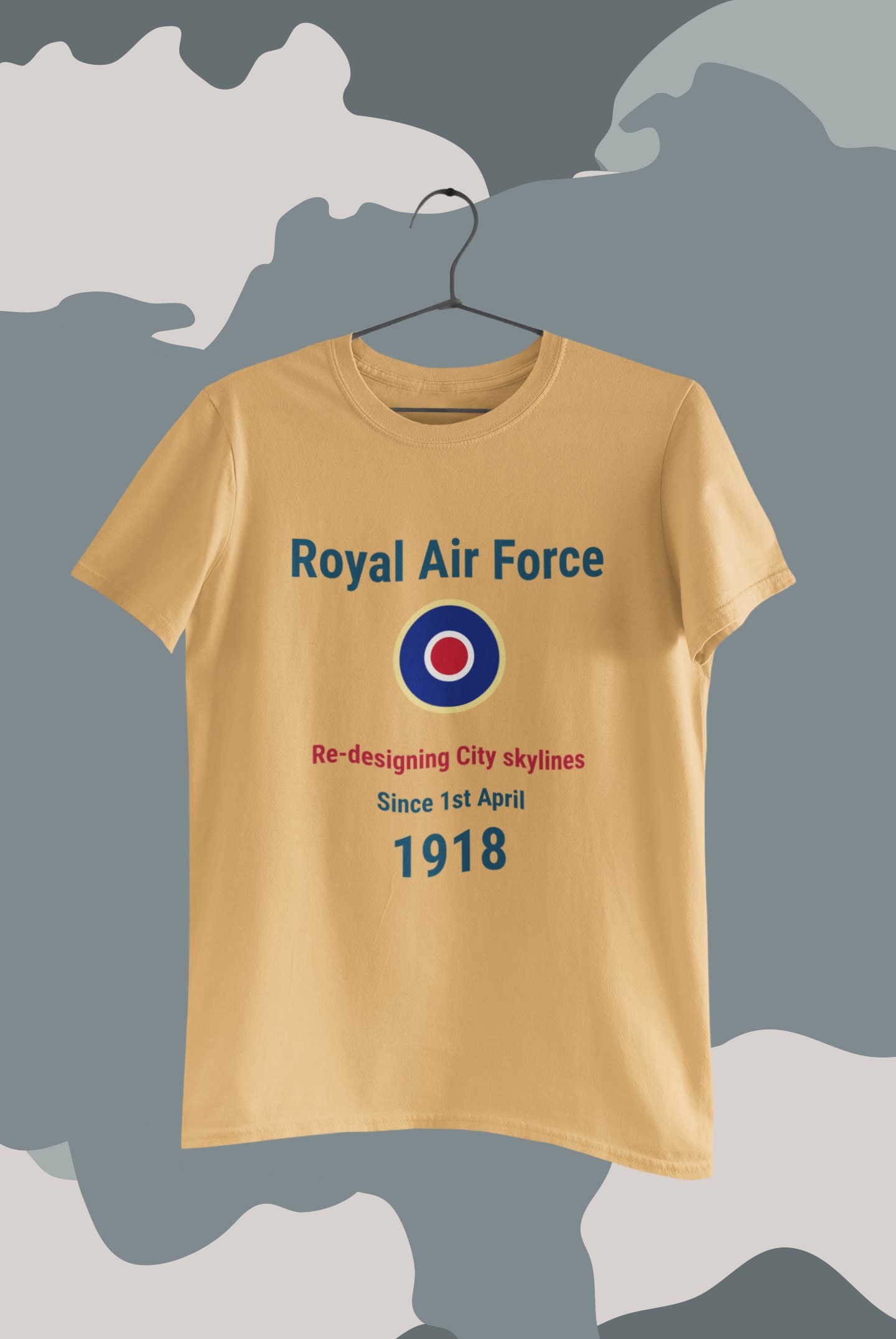 Military Inspired T-Shirts and WW2 Memorial Apparel | Unique Designs. 'RAF' Royal Air Force T-shirt