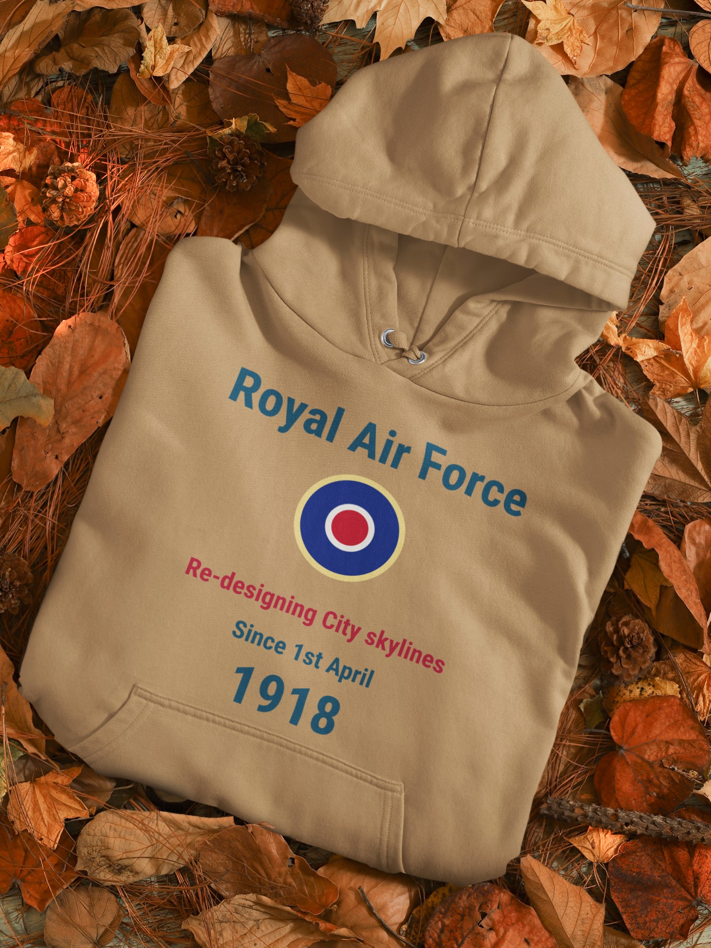 Military Inspired T-Shirts and WW2 Memorial Apparel | Unique Designs. 'RAF' Royal Air Force Hoodie