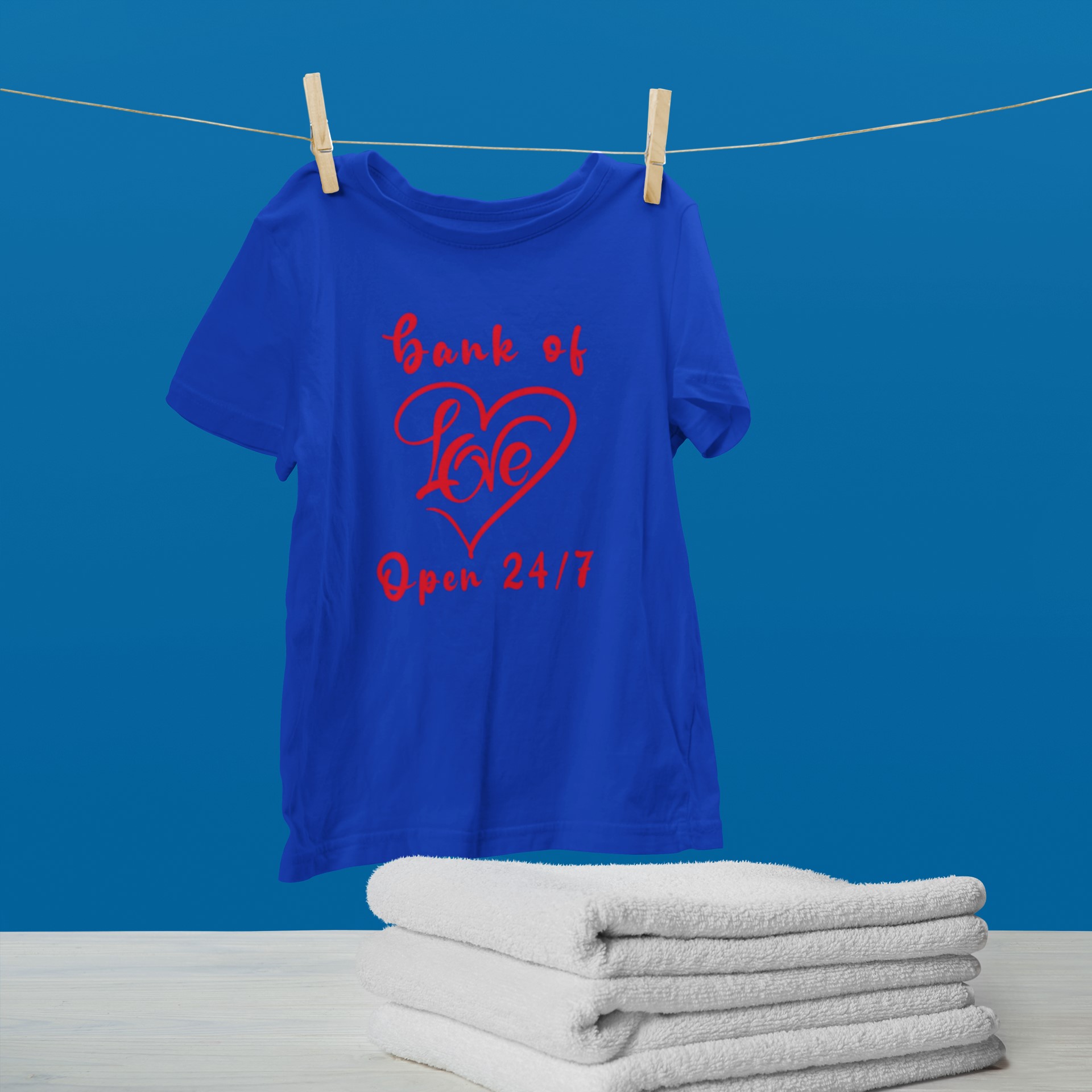 Unique T-shirts and Apparel for Lovers | Show Your Love with Our Original Designs. 'Bank of love' T-shirt