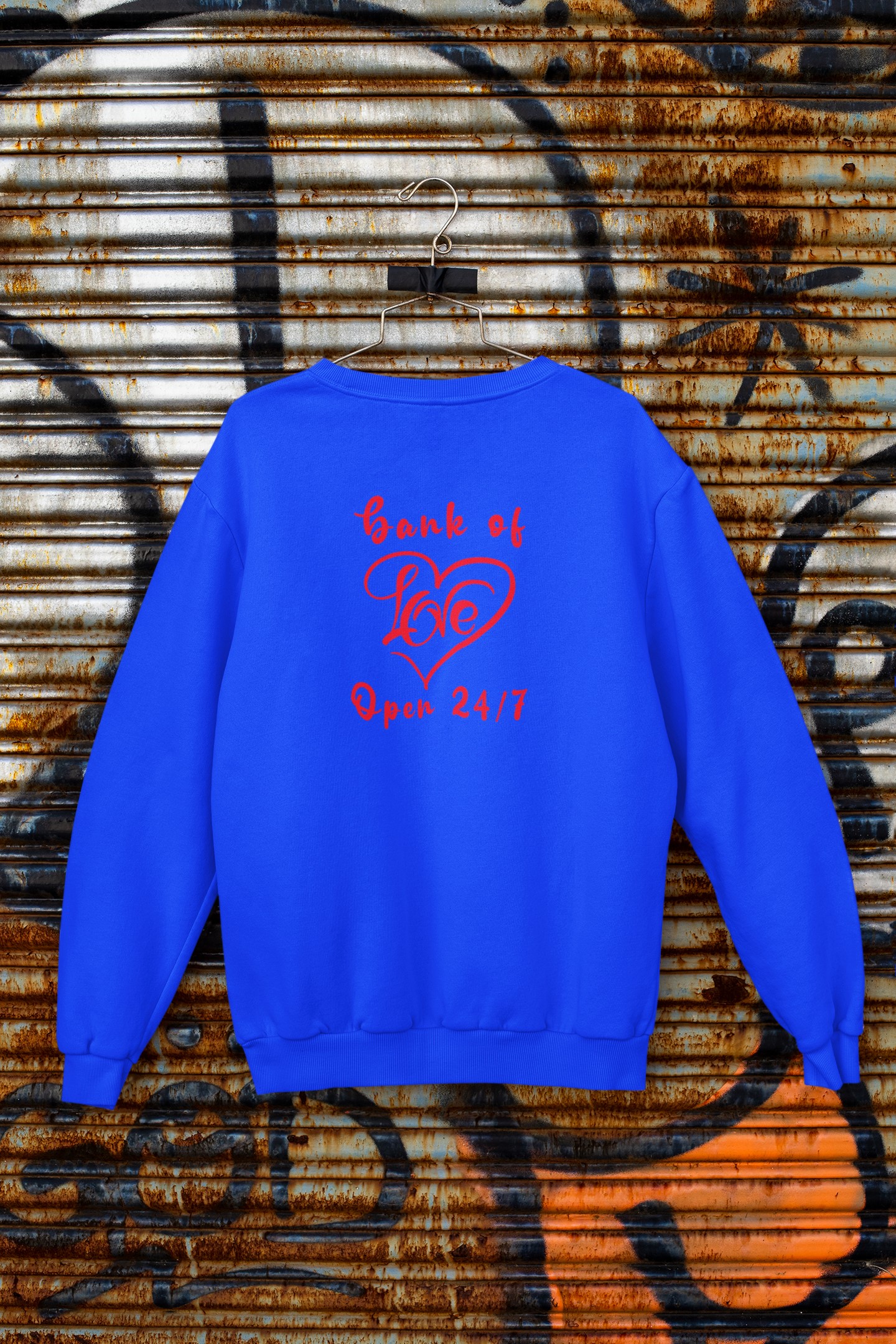 Unique T-shirts and Apparel for Lovers | Show Your Love with Our Original Designs. 'Bank of Love' Sweatshirt 