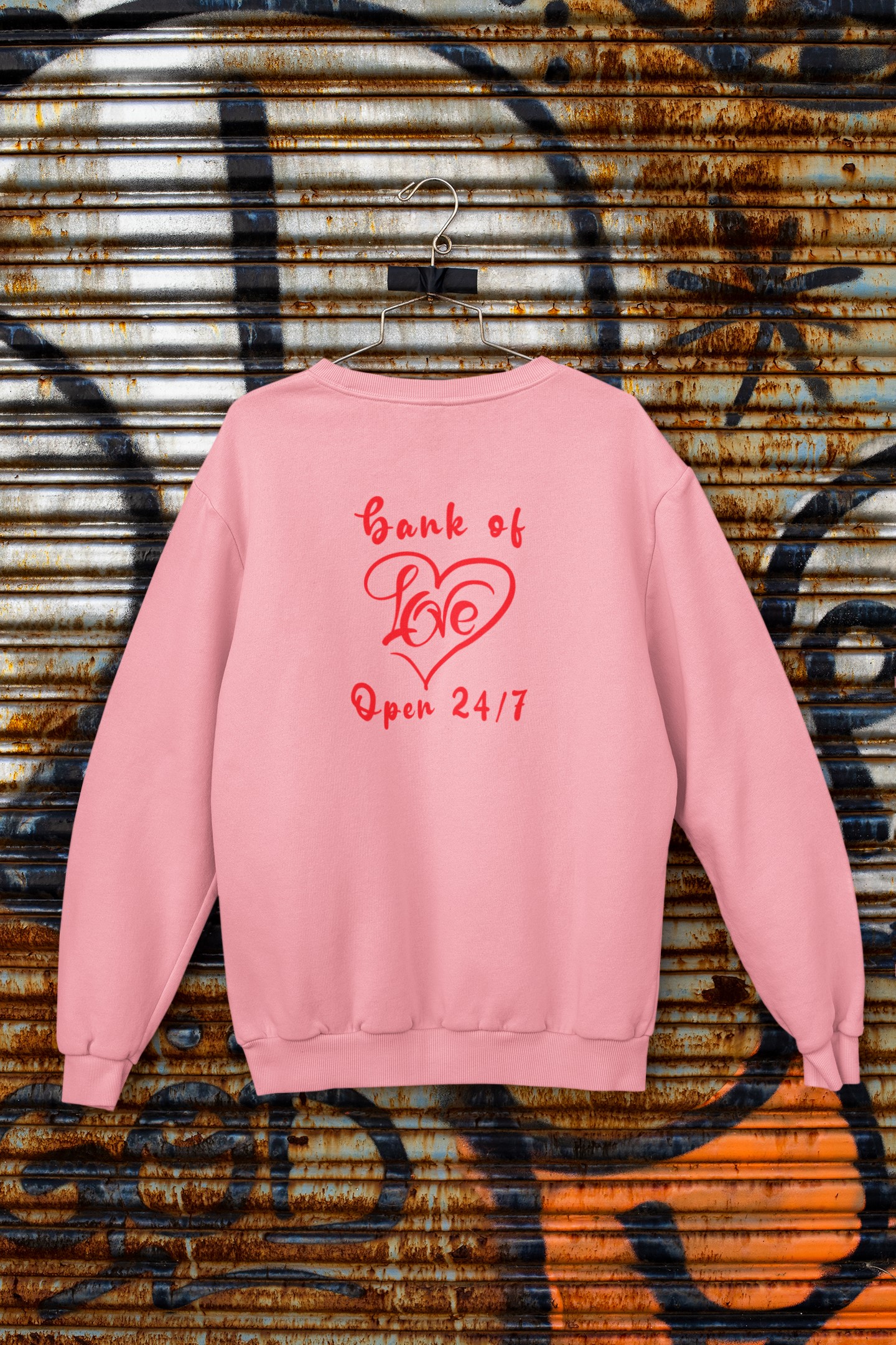Unique T-shirts and Apparel for Lovers | Show Your Love with Our Original Designs. 'Bank of Love' Sweatshirt 