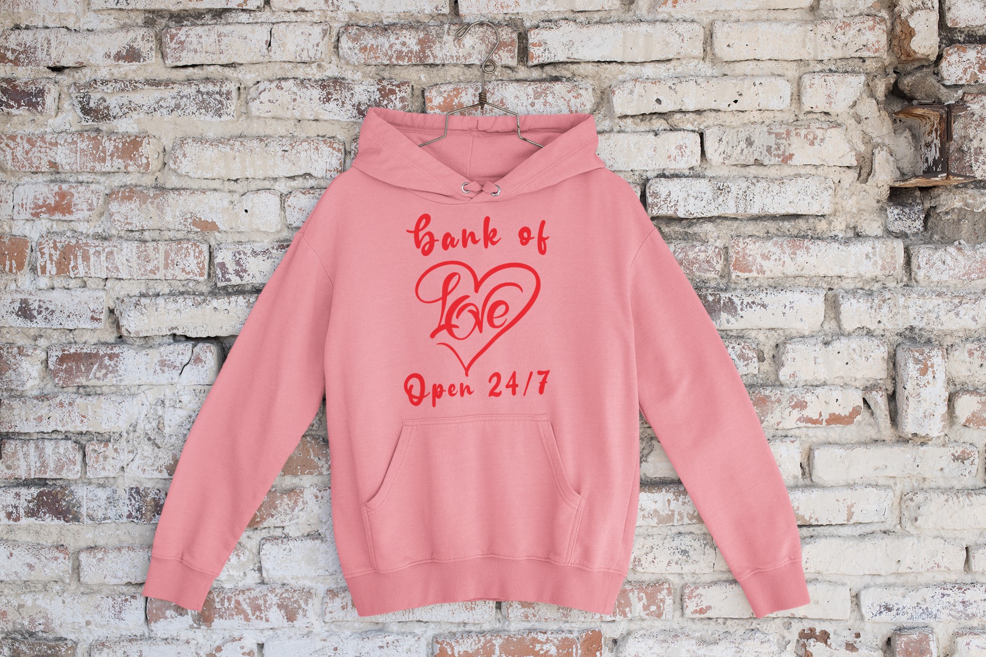 Unique T-shirts and Apparel for Lovers | Show Your Love with Our Original Designs. 'Bank of Love' Hoodie