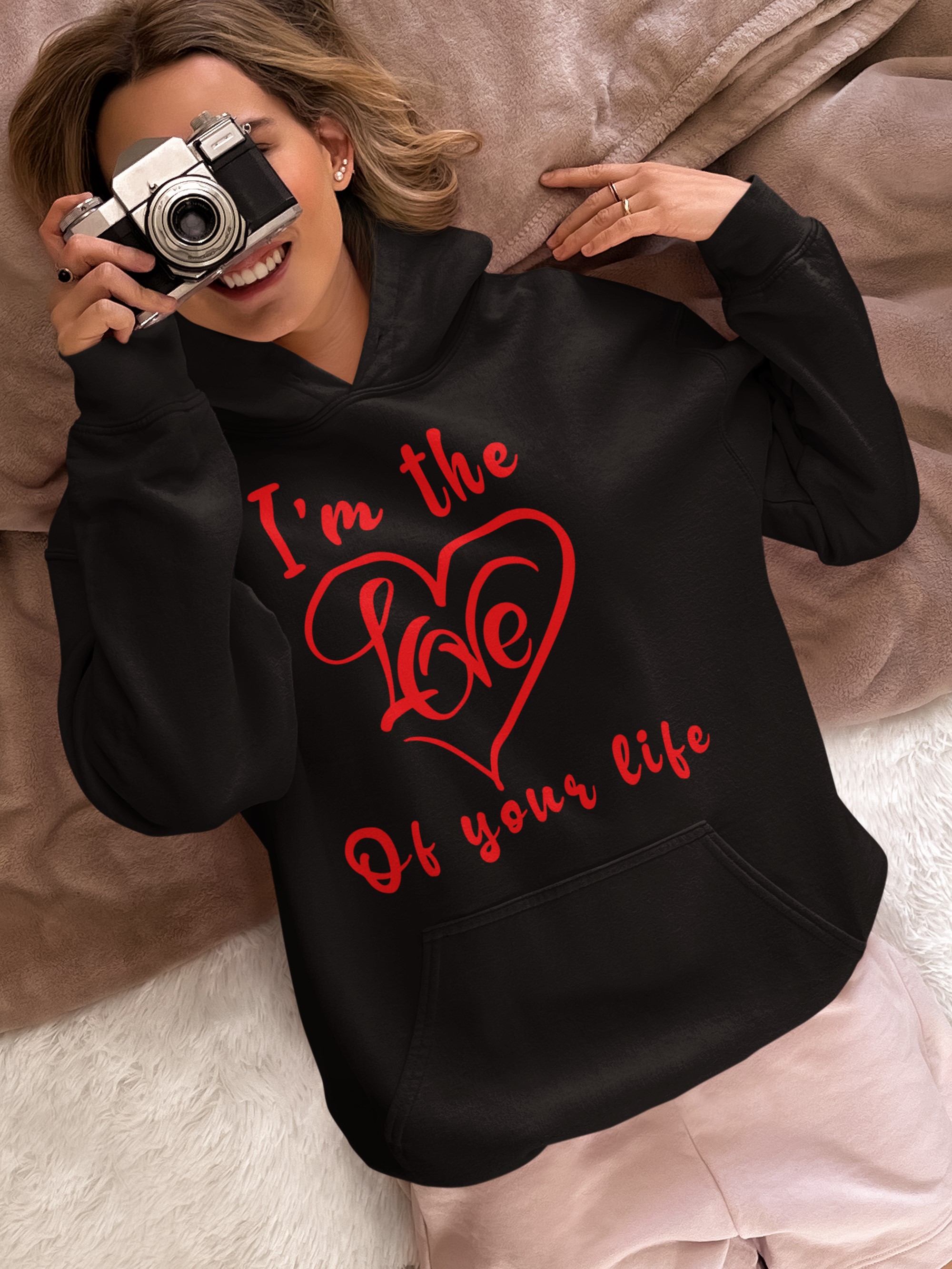 Unique T-shirts and Apparel for Lovers | Show Your Love with Our Original Designs. 'I'm the love of your life' Hoodie