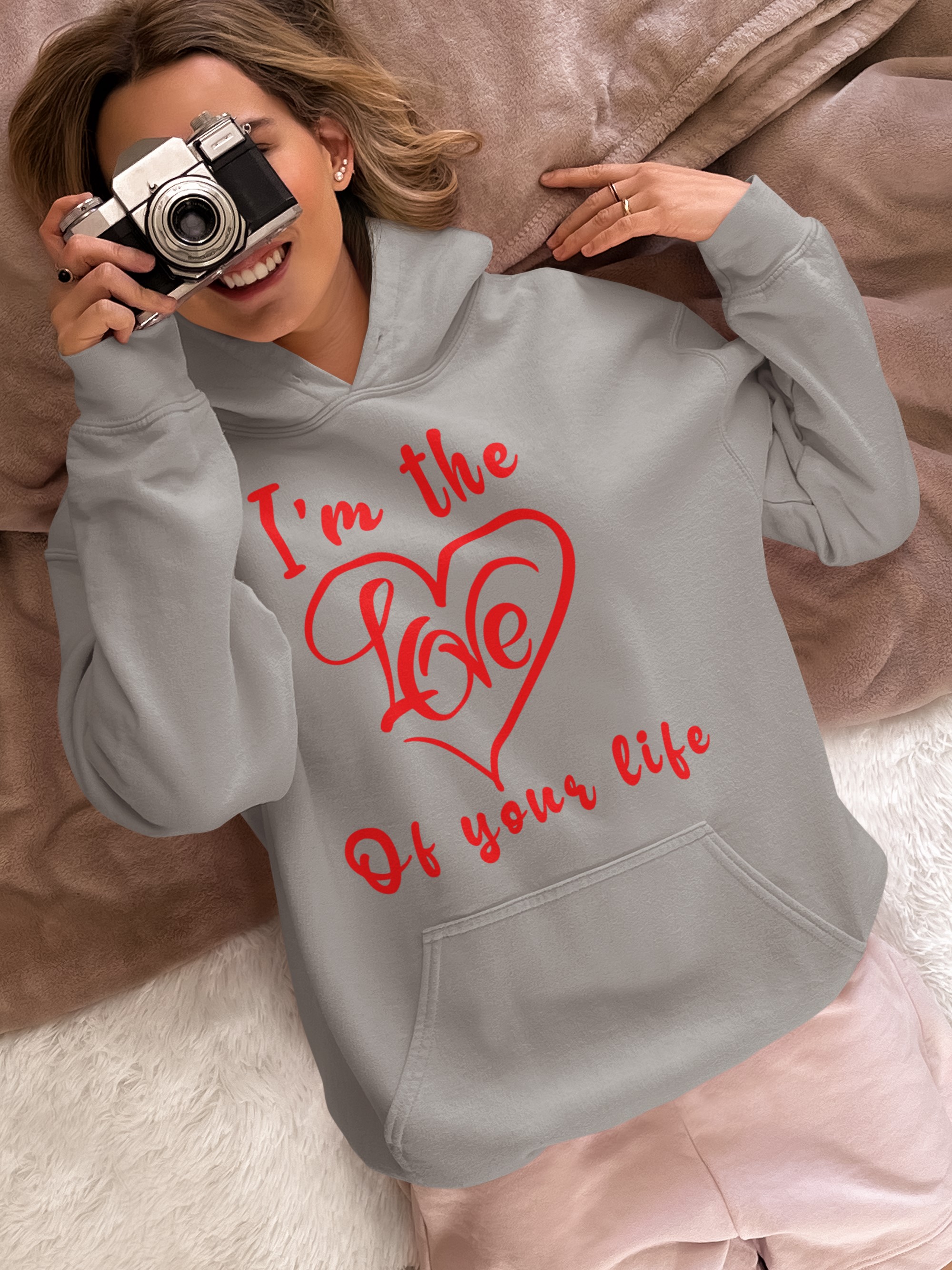 Unique T-shirts and Apparel for Lovers | Show Your Love with Our Original Designs. 'I'm the love of your life' Hoodie