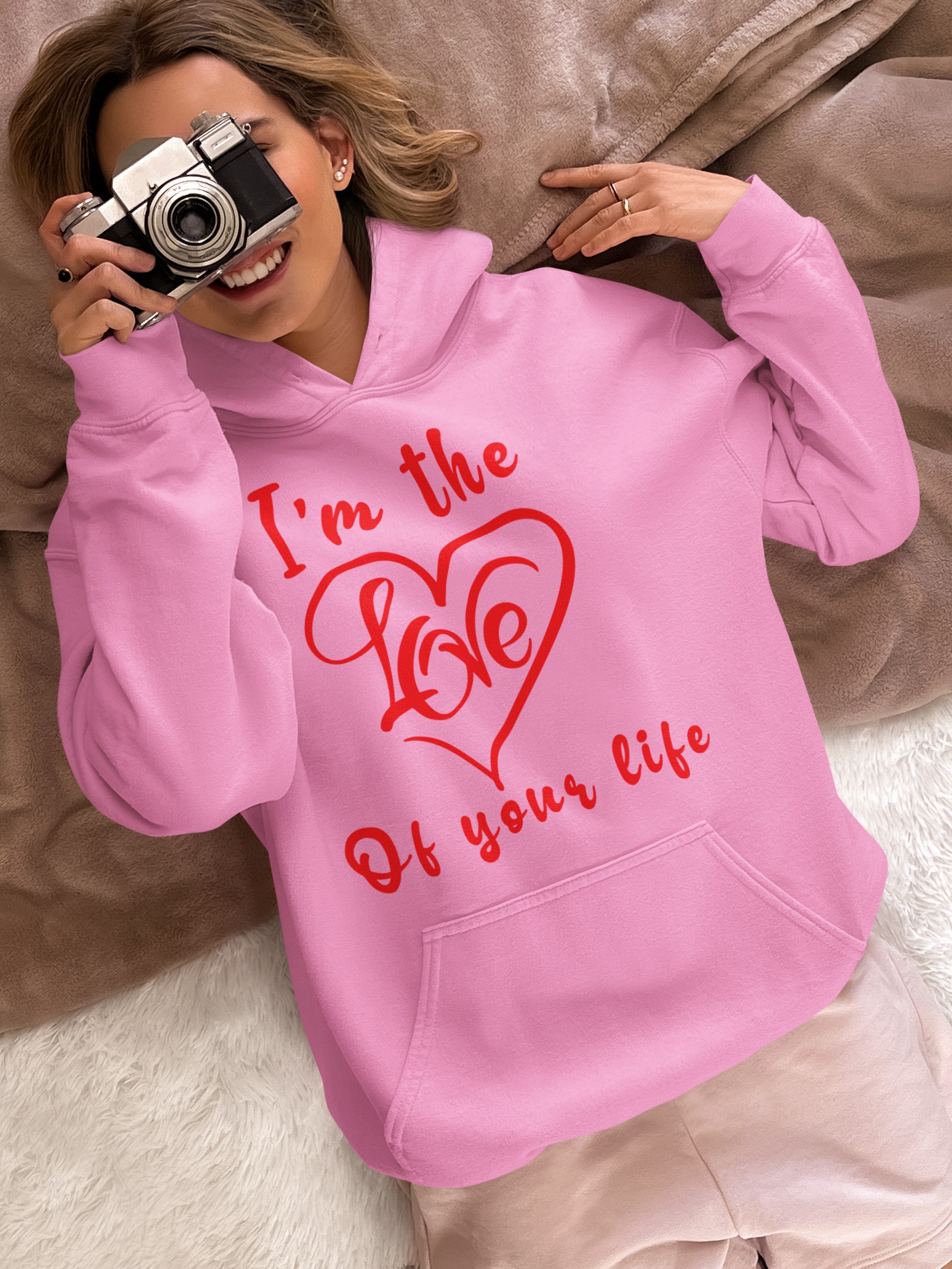 Unique T-shirts and Apparel for Lovers | Show Your Love with Our Original Designs. 'I'm the love of your life' Hoodie