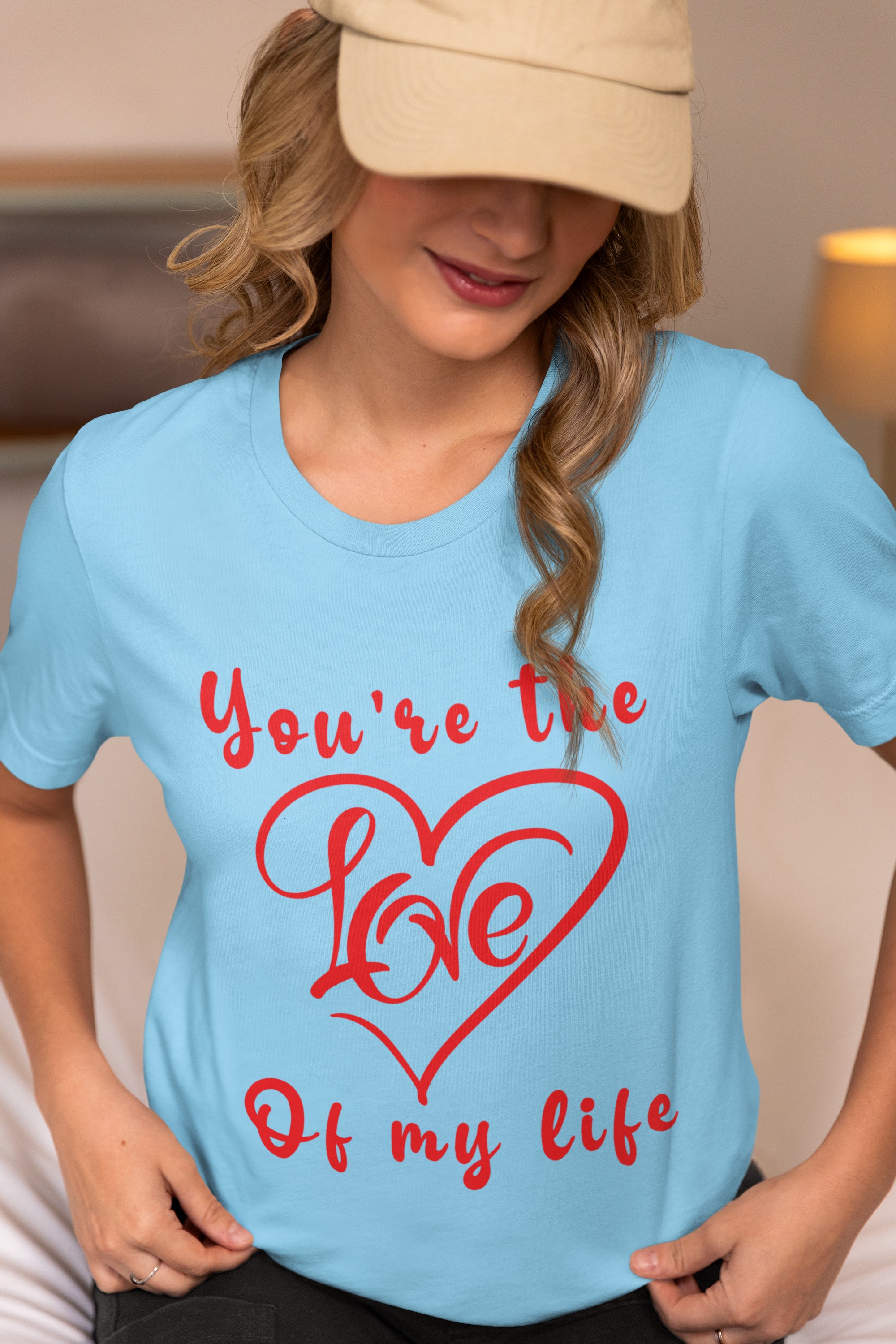 Unique T-shirts and Apparel for Lovers | Show Your Love with Our Original Designs. 'You're the love of my life' T-shirt