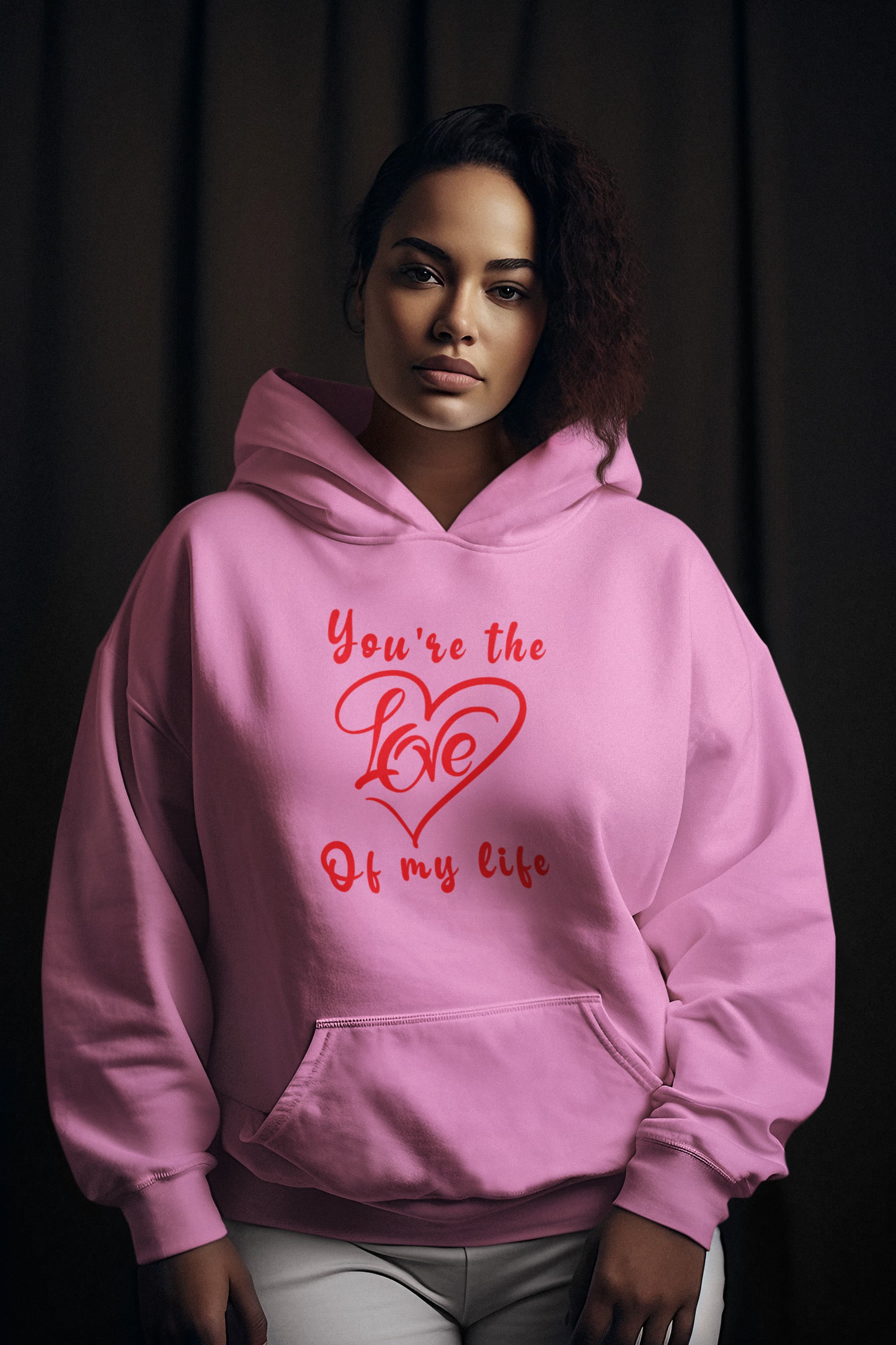 Unique T-shirts and Apparel for Lovers | Show Your Love with Our Original Designs. 'You're the love of my life' Hoodie