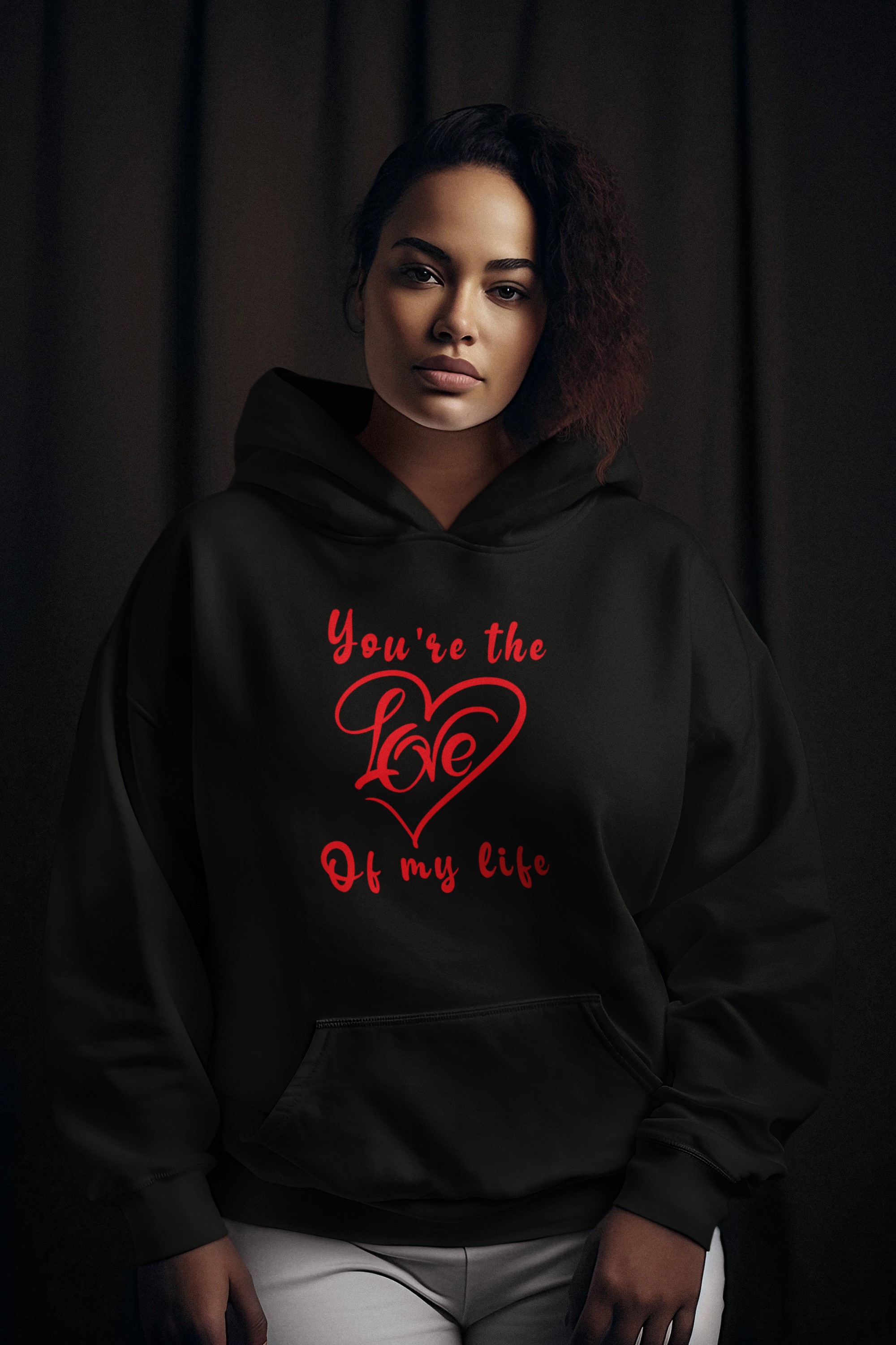 Unique T-shirts and Apparel for Lovers | Show Your Love with Our Original Designs. 'You're the love of my life' Hoodie
