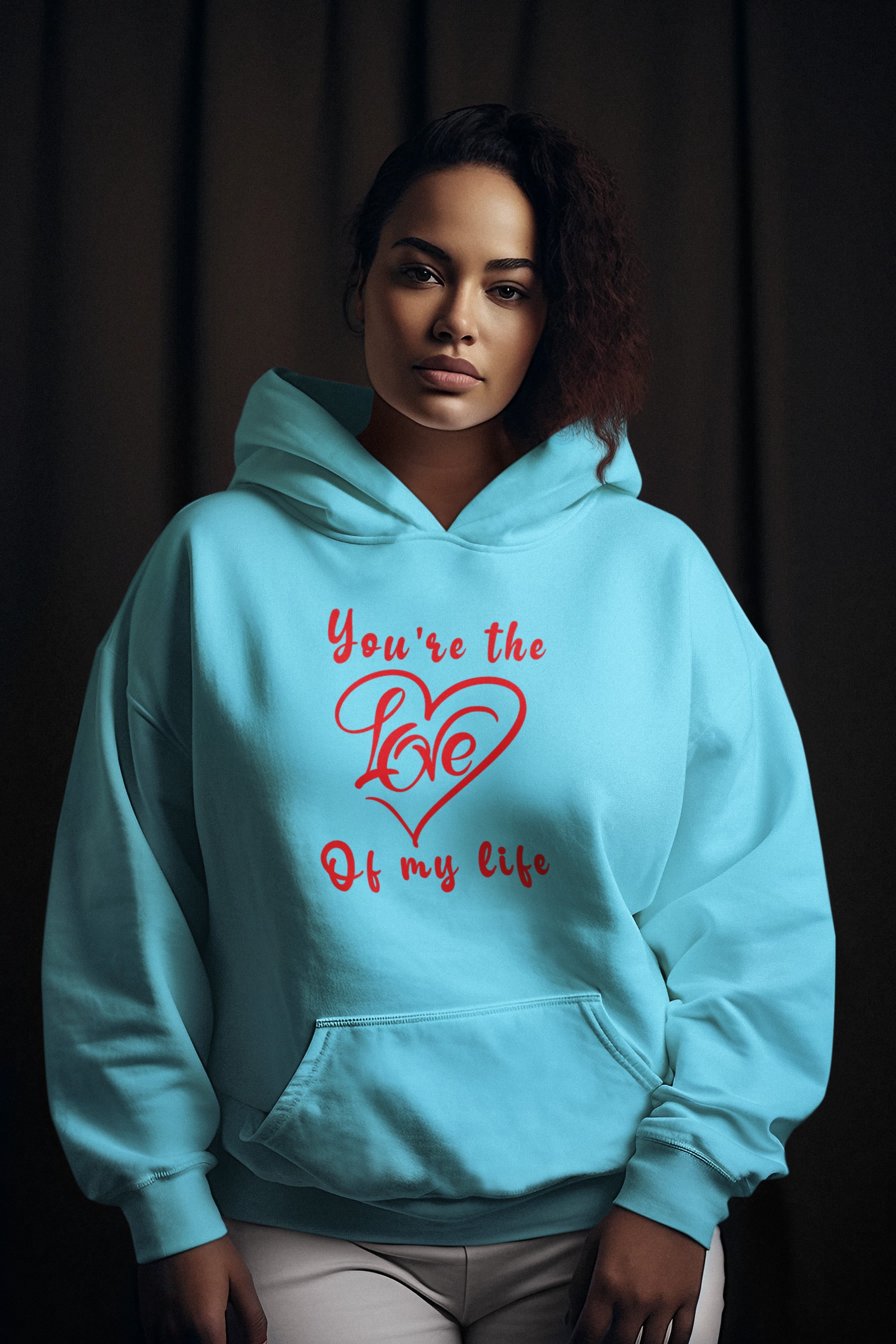 Unique T-shirts and Apparel for Lovers | Show Your Love with Our Original Designs. 'You're the love of my life' Hoodie