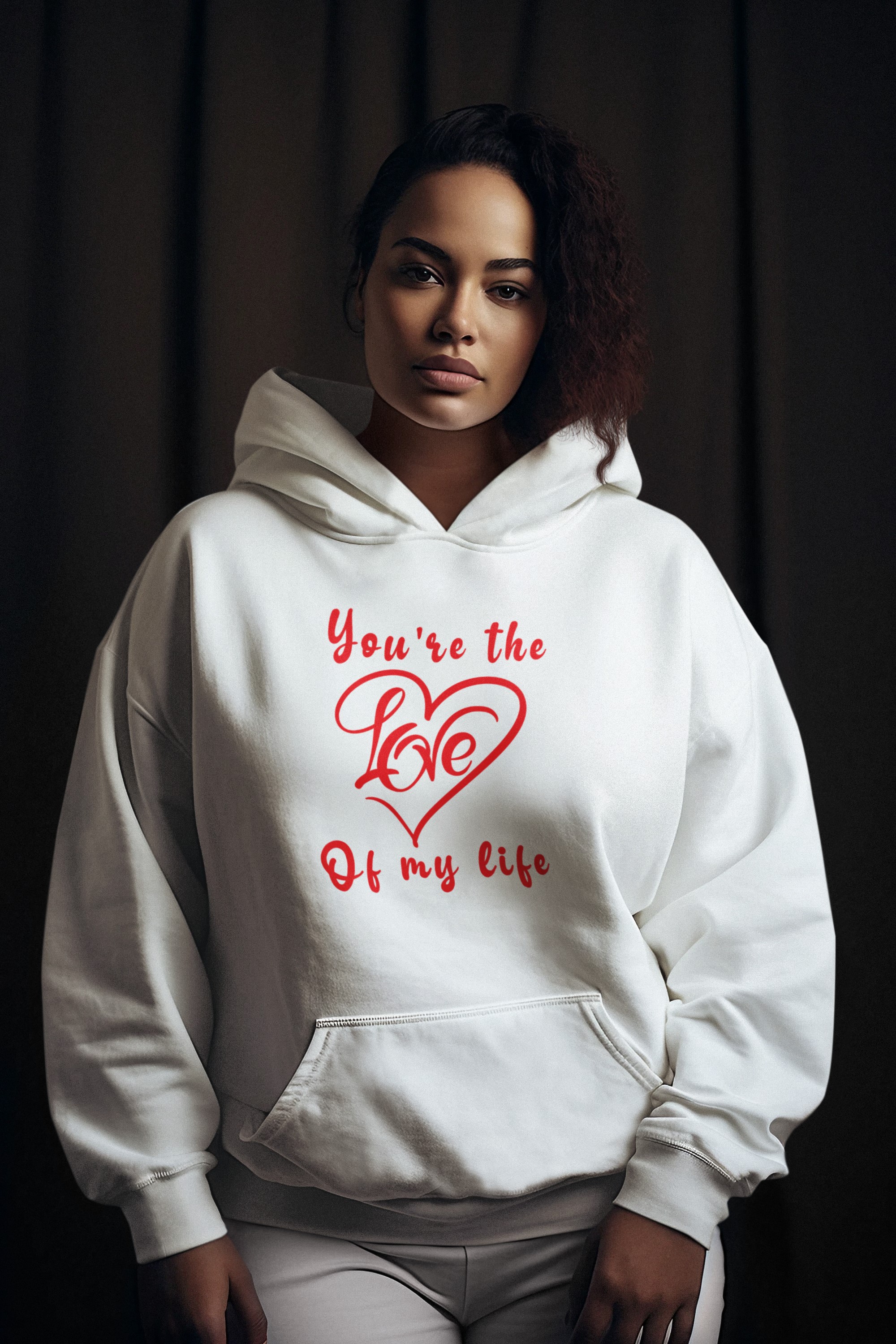 Unique T-shirts and Apparel for Lovers | Show Your Love with Our Original Designs. 'You're the love of my life' Hoodie