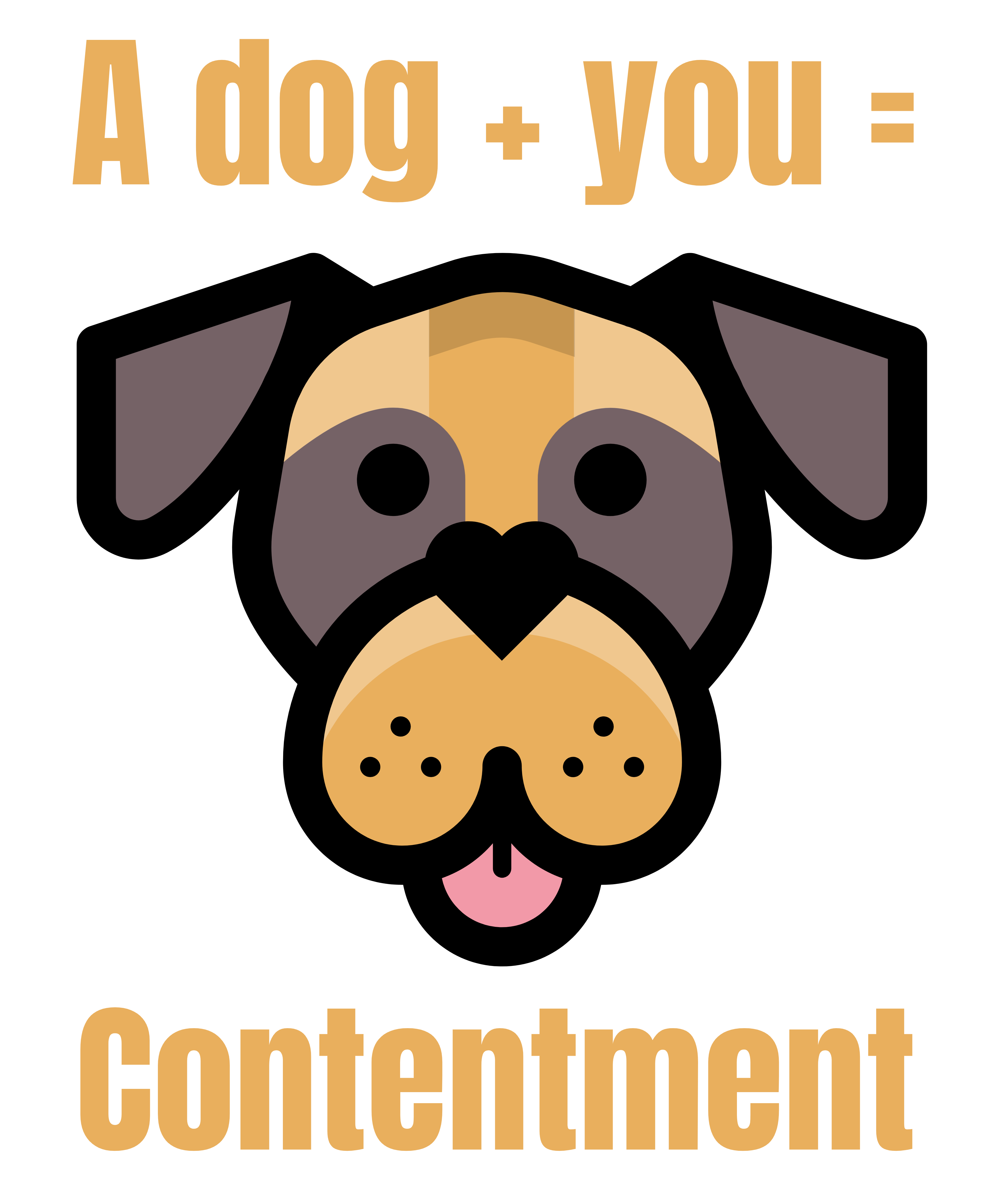 Pet Lover T-Shirts, Hoodies & Apparel | Show Your Love for Dogs & Cats. 'A Dog + You' T-shirt 