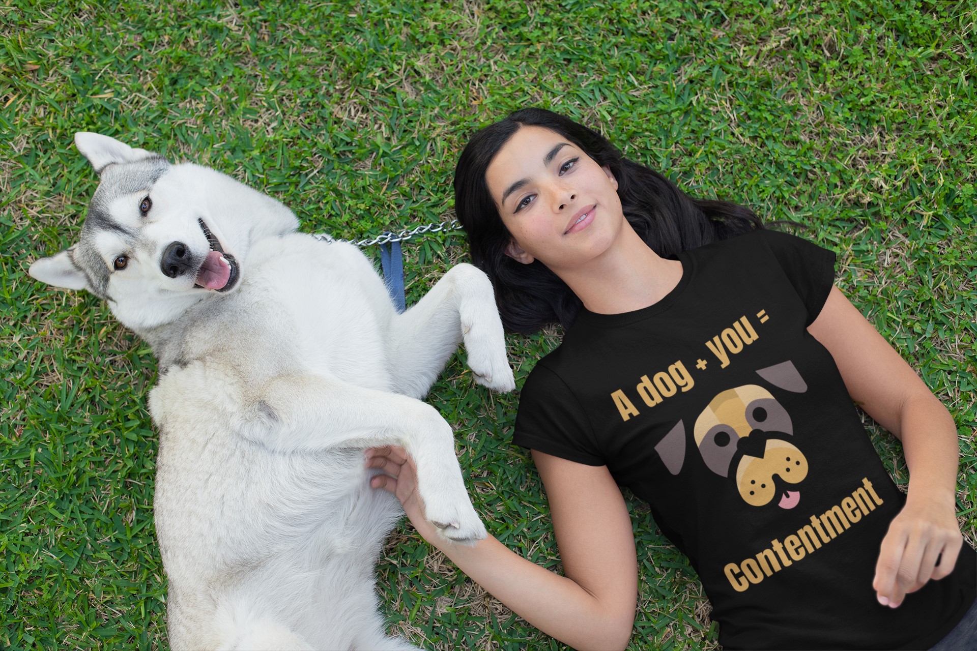 Pet Lover T-Shirts, Hoodies & Apparel | Show Your Love for Dogs & Cats. 'A Dog + You' T-shirt 