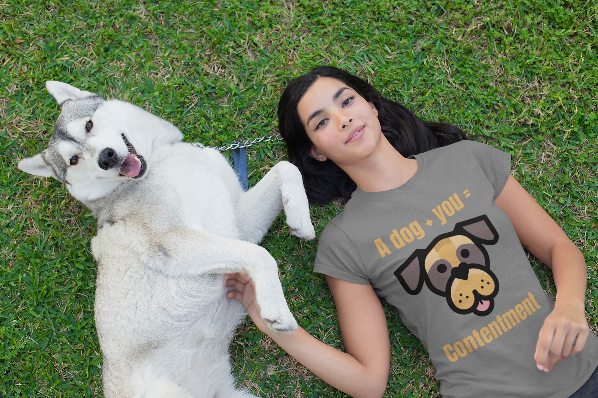 Pet Lover T-Shirts, Hoodies & Apparel | Show Your Love for Dogs & Cats. 'A Dog + You' T-shirt 