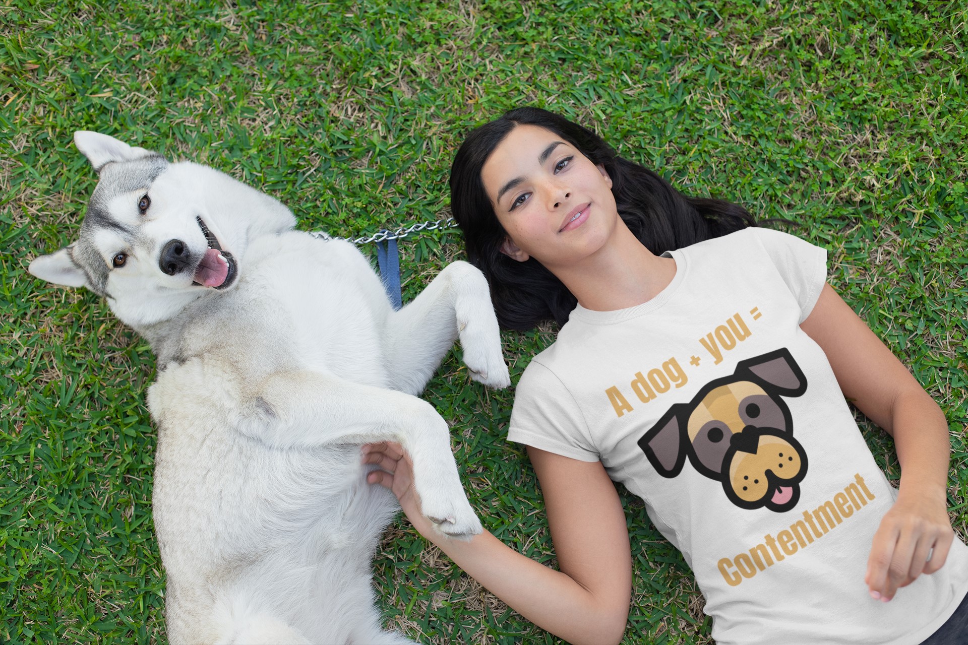 Pet Lover T-Shirts, Hoodies & Apparel | Show Your Love for Dogs & Cats. 'A Dog + You' T-shirt 