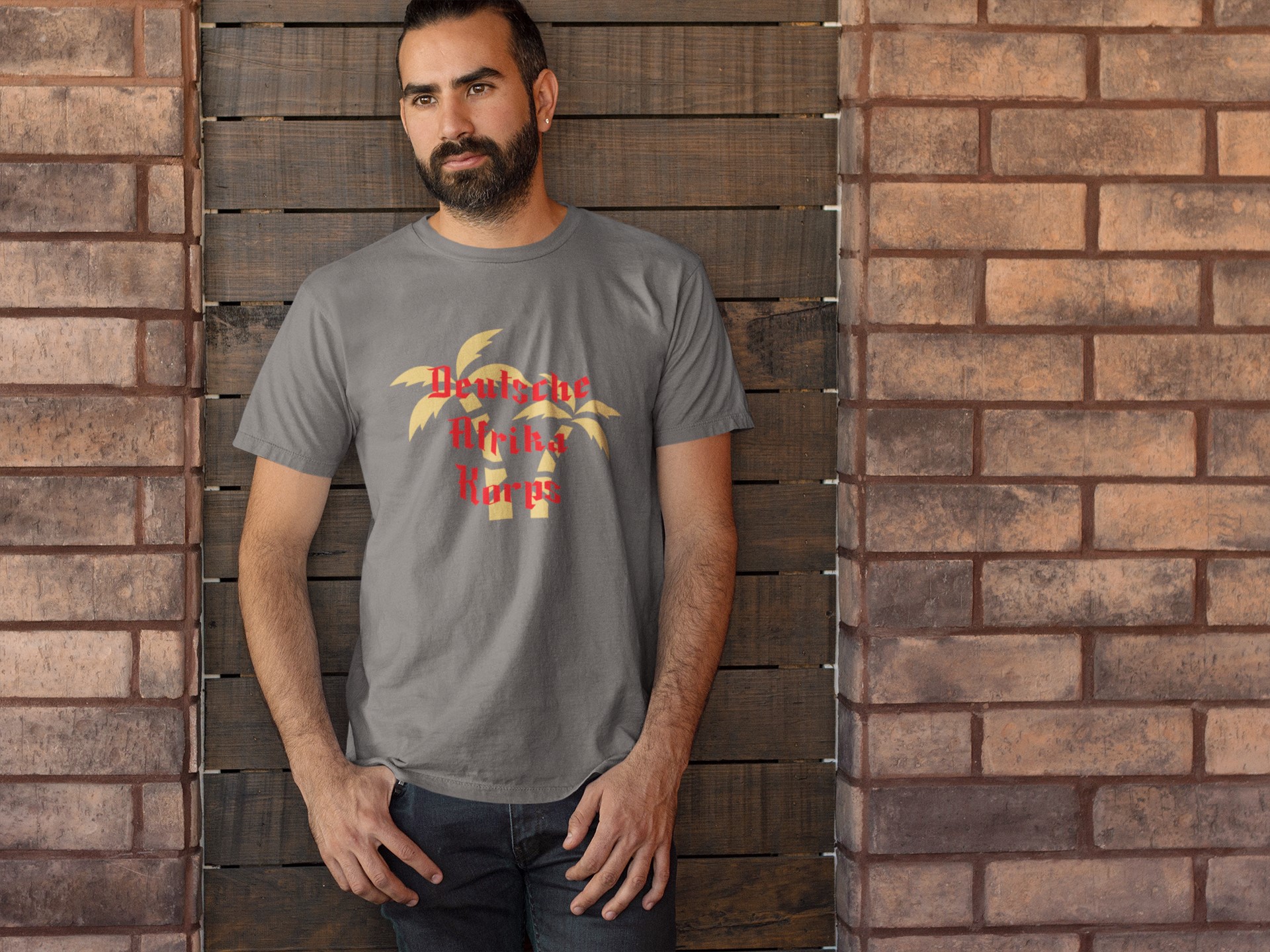 Military Inspired T-Shirts and WW2 Memorial Apparel | Unique Designs. 'DAK' Deutsche Afrika Korps T-shirt